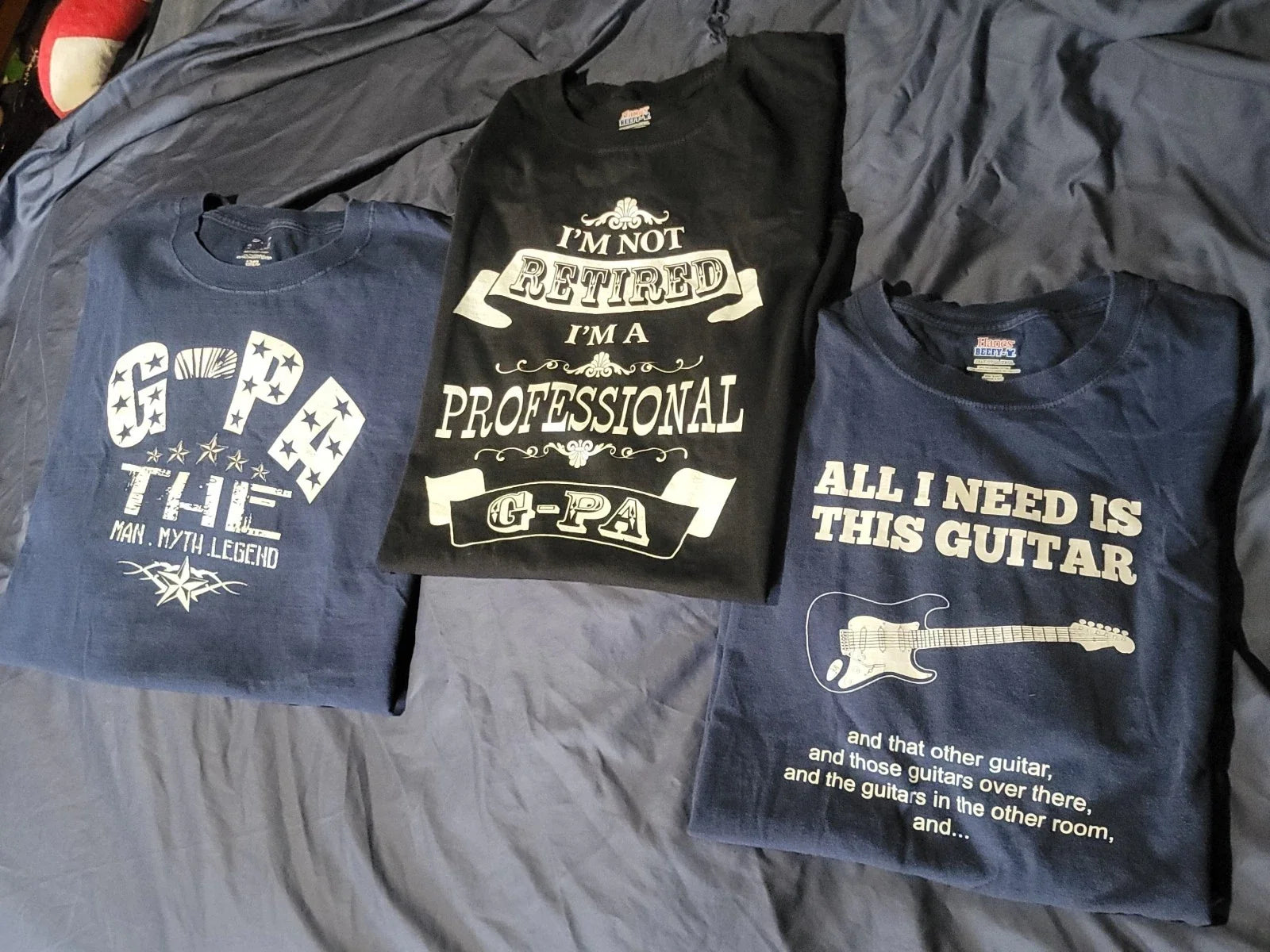 Men's 2XL Graphic Lot 3 GPA Grandpa Guitar Funny - Adult & Kids T-Shirts, Sweatshirts & Hoodies apparel design preview 1