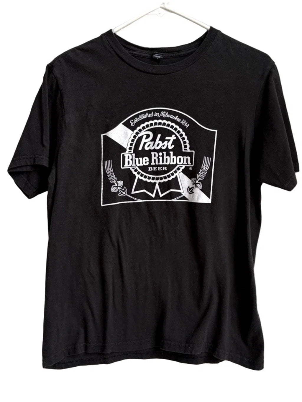 Pabst Blue Ribbon Beer black - Adult & Kids T-Shirts, Sweatshirts & Hoodies apparel design preview 1