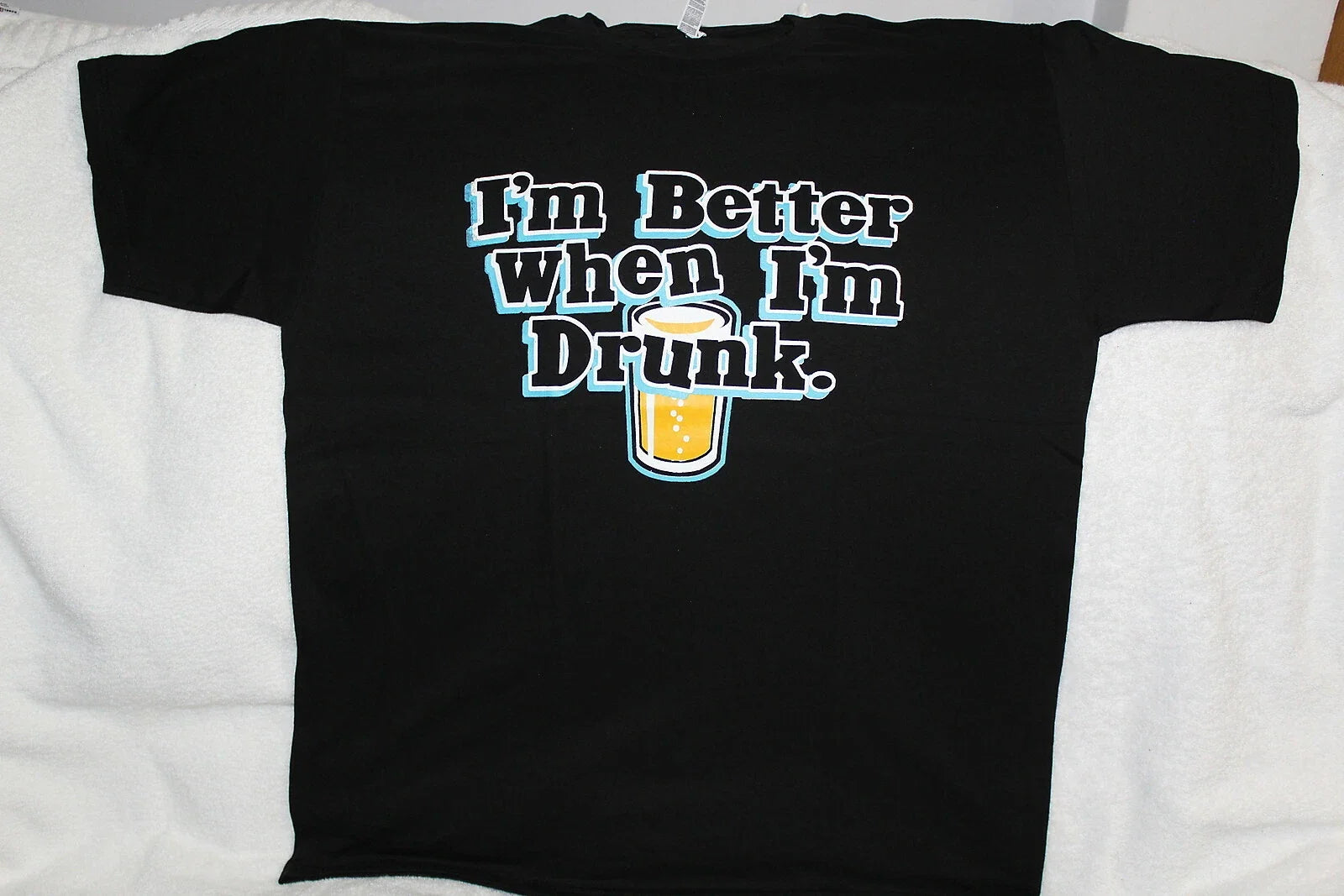BEER I'M BETTER WHEN DRUNK DRINKING FUNNY HUMOR URBAN - Adult & Kids T-Shirts, Sweatshirts & Hoodies apparel design preview 1