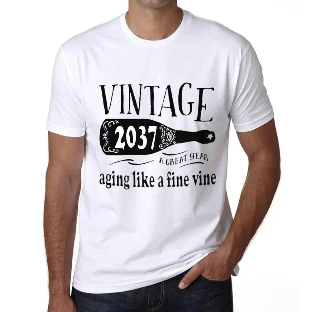 Men's Graphic Aging Like A Fine Wine 2037 - Adult & Kids T-Shirts, Sweatshirts & Hoodies apparel design preview 1