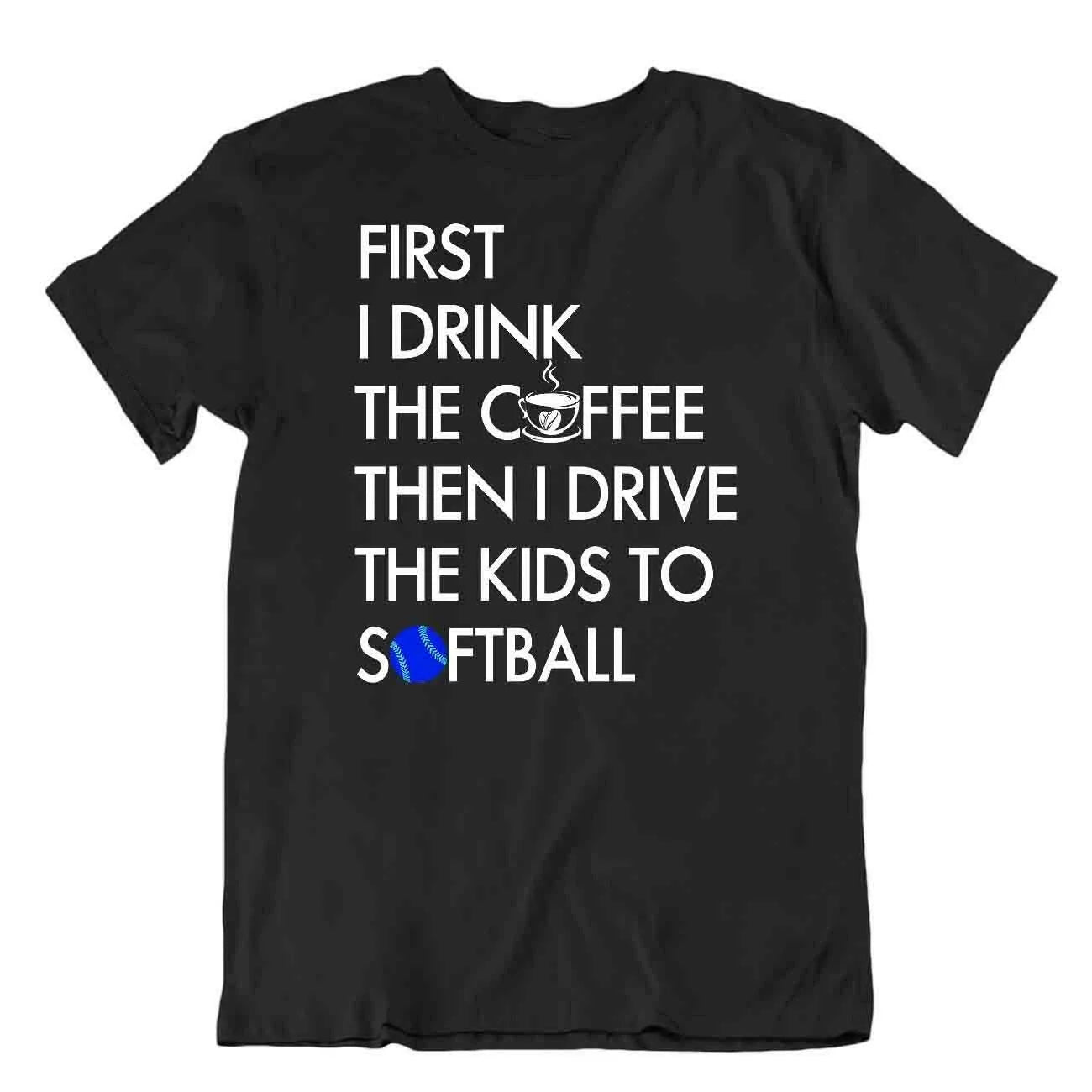Softball Sport Gift Cool Present Cute Funny Play Joke - Adult & Kids T-Shirts, Sweatshirts & Hoodies apparel design preview 1
