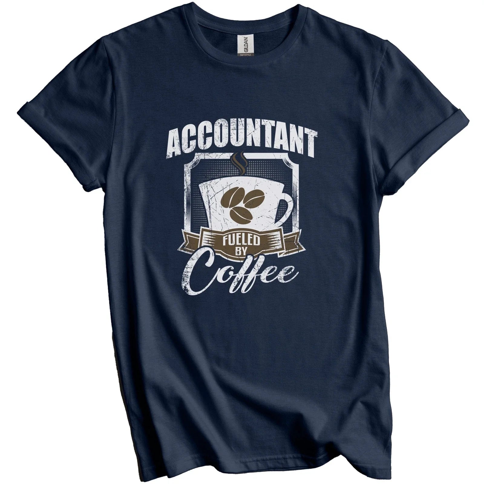 Accountant Fueled By Coffee Funny Gift for - Adult & Kids T-Shirts, Sweatshirts & Hoodies apparel design preview 1