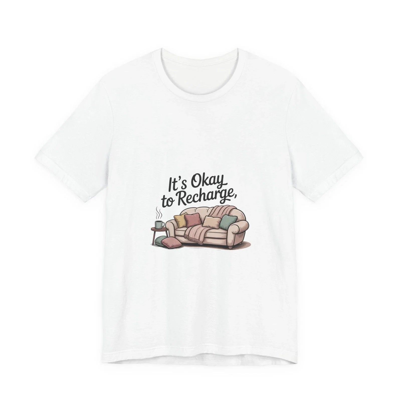 It's Okay to Recharge holiday burnout introvert - Adult & Kids T-Shirts, Sweatshirts & Hoodies apparel design preview 1