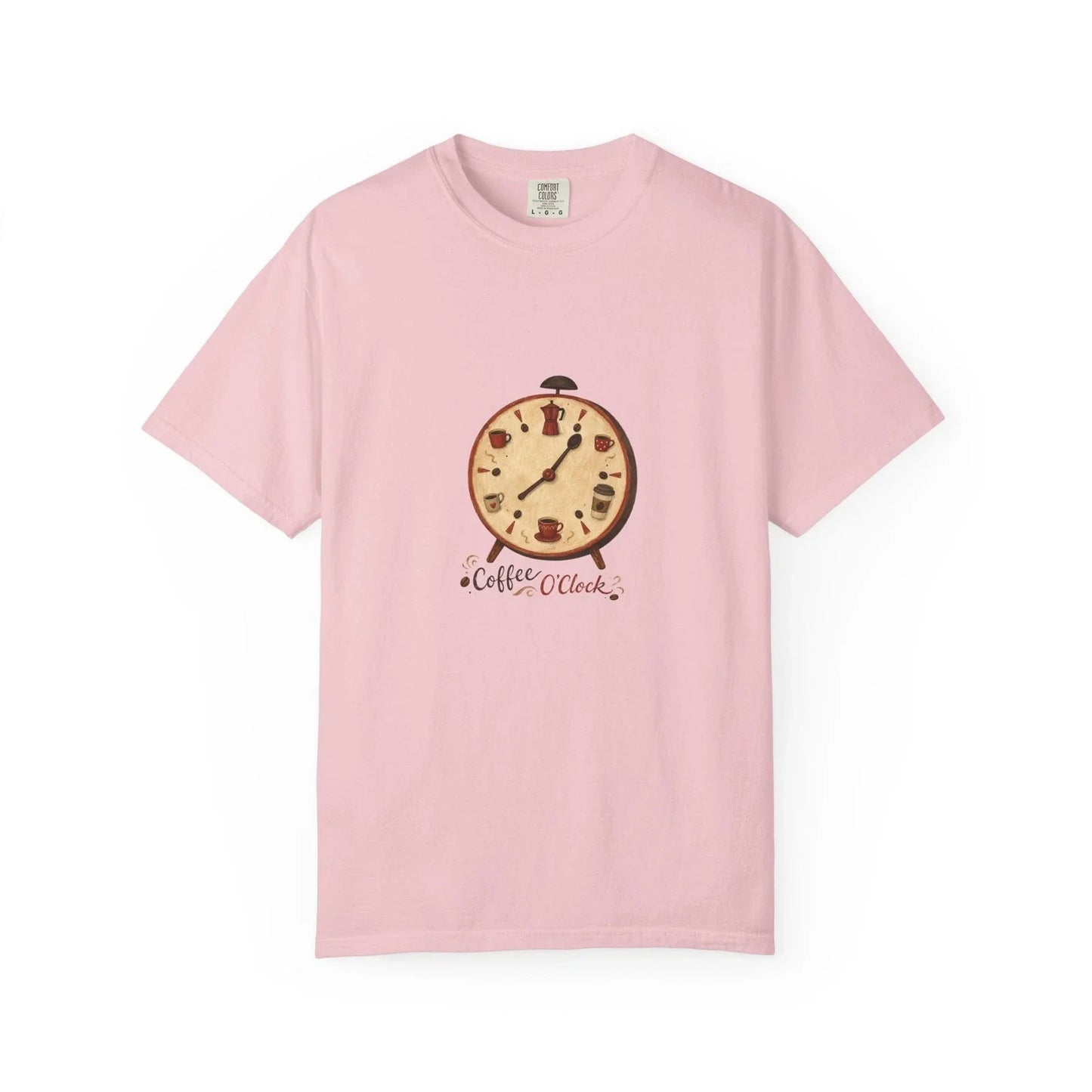 Global Village Coffeehouse Coffee O'Clock Clock - Adult & Kids T-Shirts, Sweatshirts & Hoodies apparel design preview 1