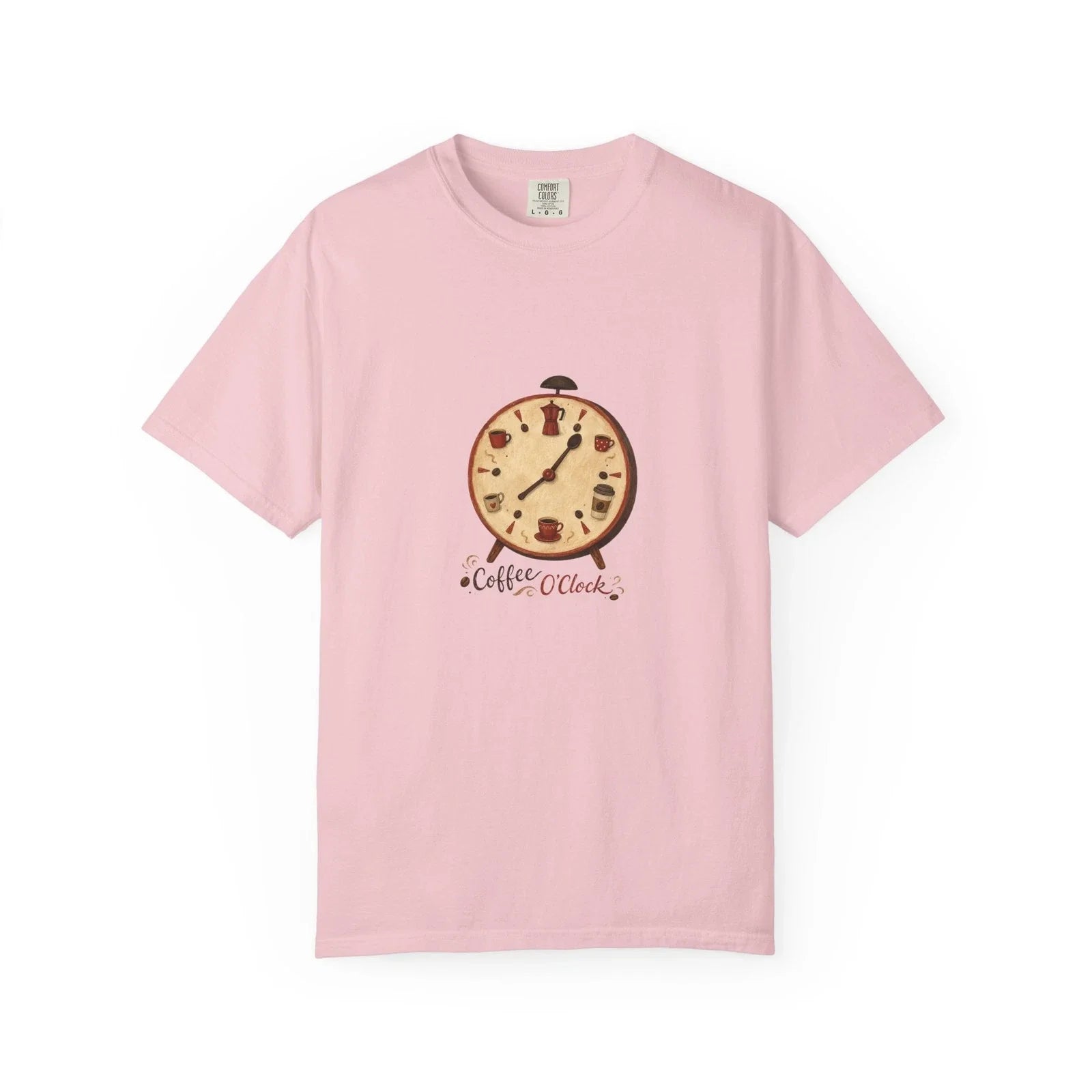 Global Village Coffeehouse Coffee O'Clock Clock - Adult & Kids T-Shirts, Sweatshirts & Hoodies apparel design preview 1