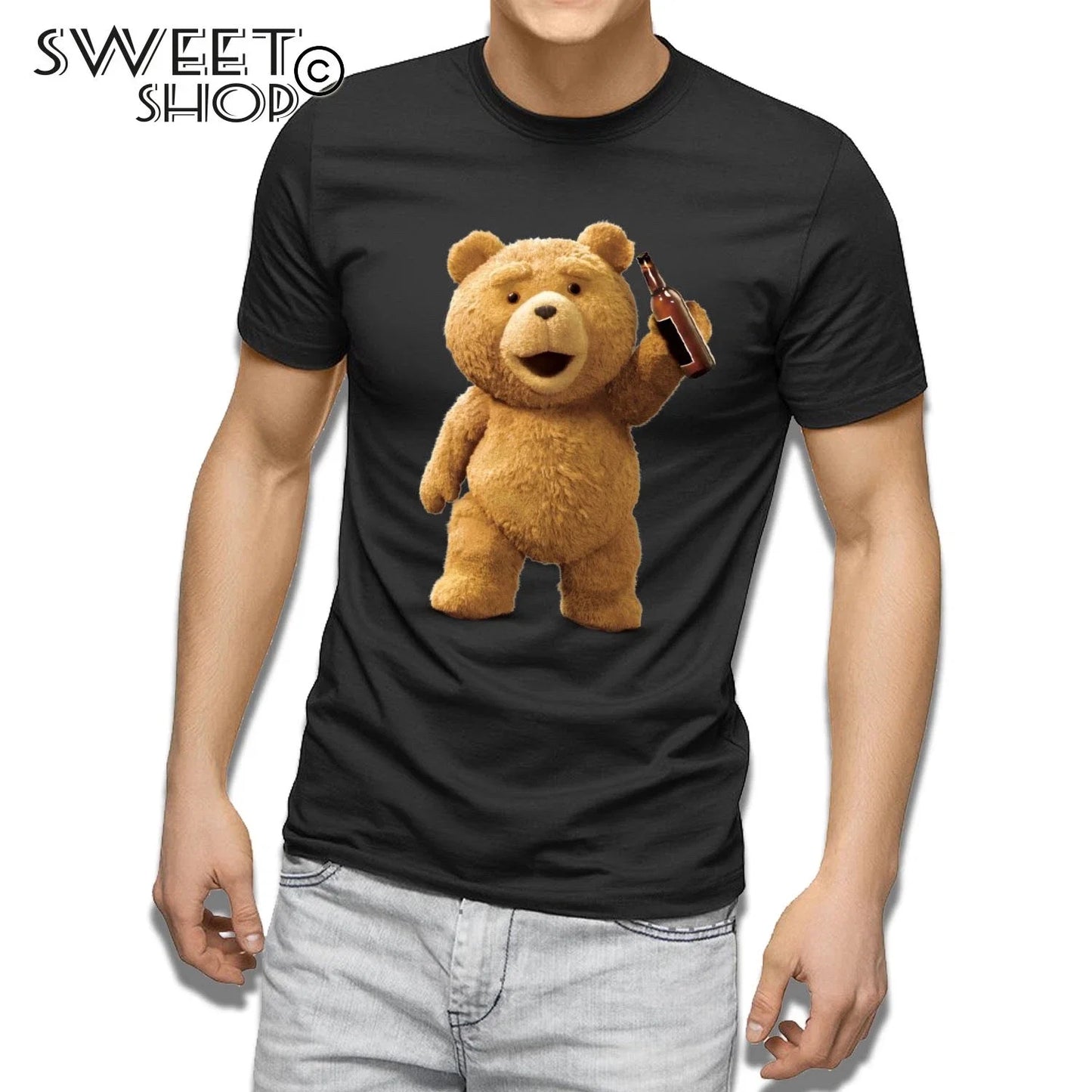 TED BEAR BEER men's gift idea fashion - Adult & Kids T-Shirts, Sweatshirts & Hoodies apparel design preview 1