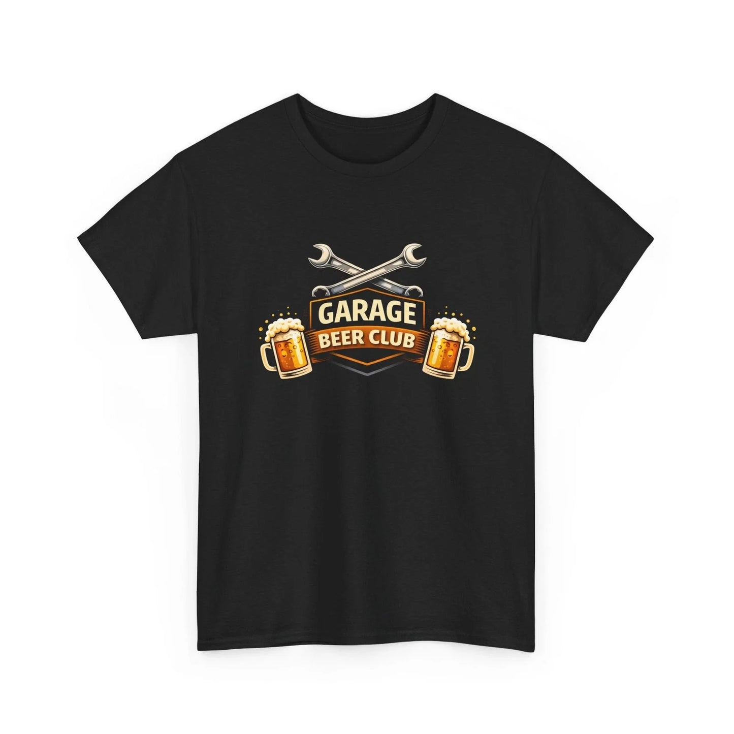 Garage Beer Club Wrenches Mugs Logo Mechanic - Adult & Kids T-Shirts, Sweatshirts & Hoodies apparel design preview 1