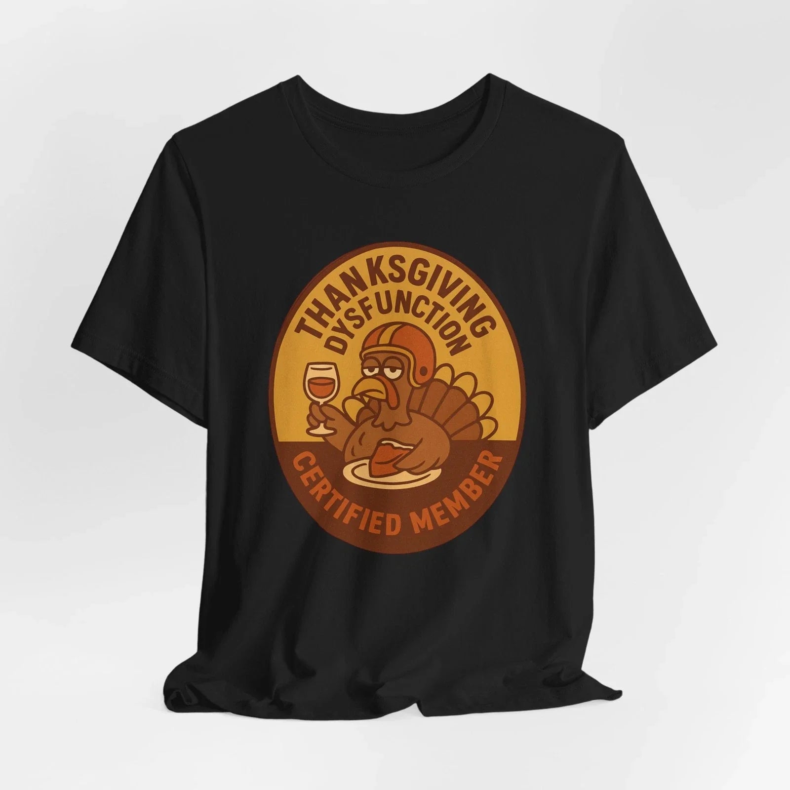 Thanksgiving Dysfunction Certified Member Funny Retro - Adult & Kids T-Shirts, Sweatshirts & Hoodies apparel design preview 1