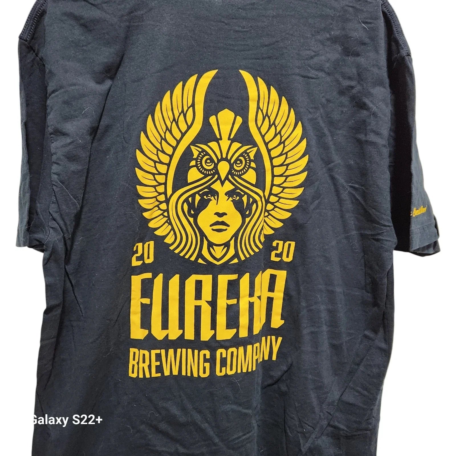 Eureka Brewing Co XL Black Graphic Owl Beer Logo - Adult & Kids T-Shirts, Sweatshirts & Hoodies apparel design preview 1