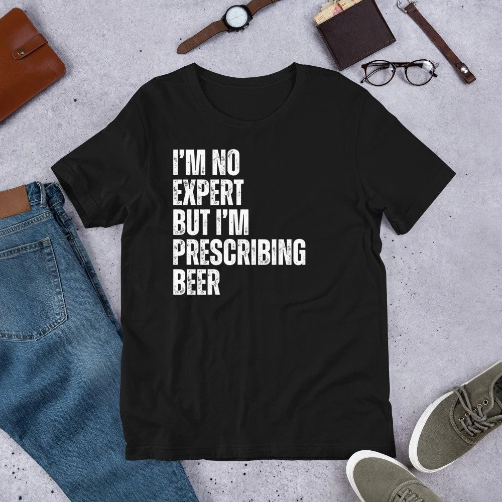 I'm no Expert but Prescribing Beer Saint Patricks Day - Adult & Kids T-Shirts, Sweatshirts & Hoodies apparel design preview 1