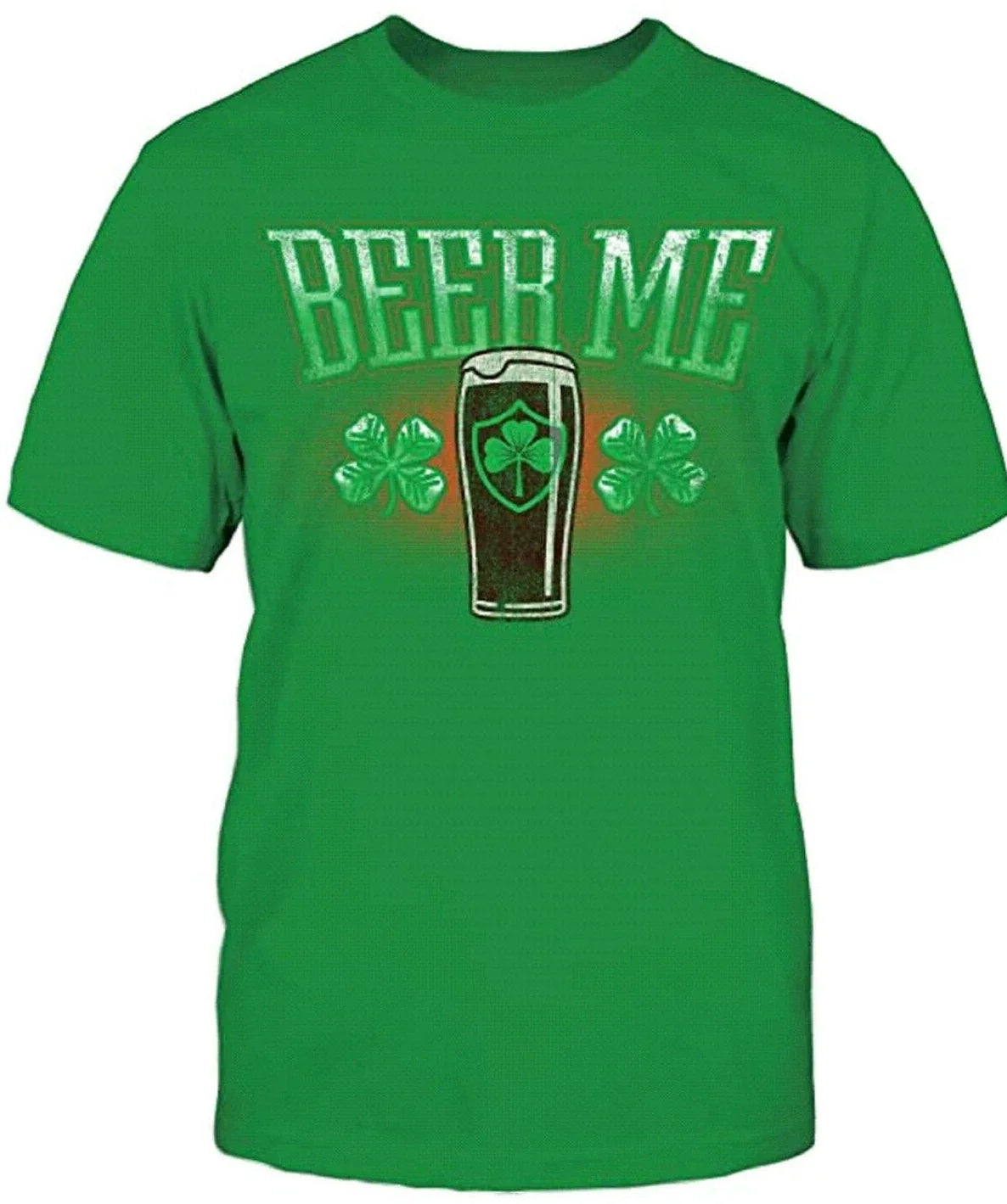 St Patrick's Day Beer Me Men's Green NWT - Adult & Kids T-Shirts, Sweatshirts & Hoodies apparel design preview 1