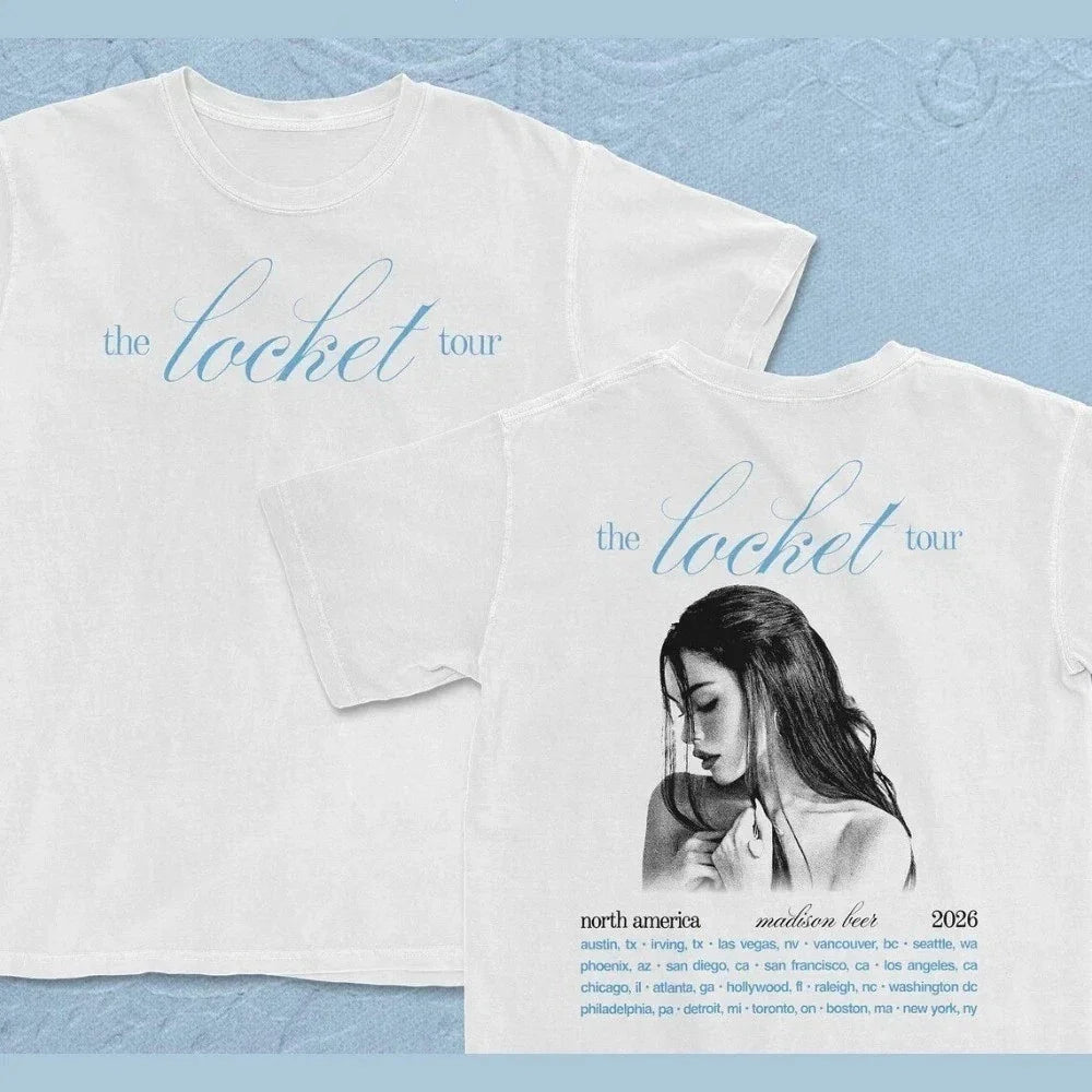 SALE! Madison Beer Locket Album Tour Merch 2026 All - Adult & Kids T-Shirts, Sweatshirts & Hoodies apparel design preview 1