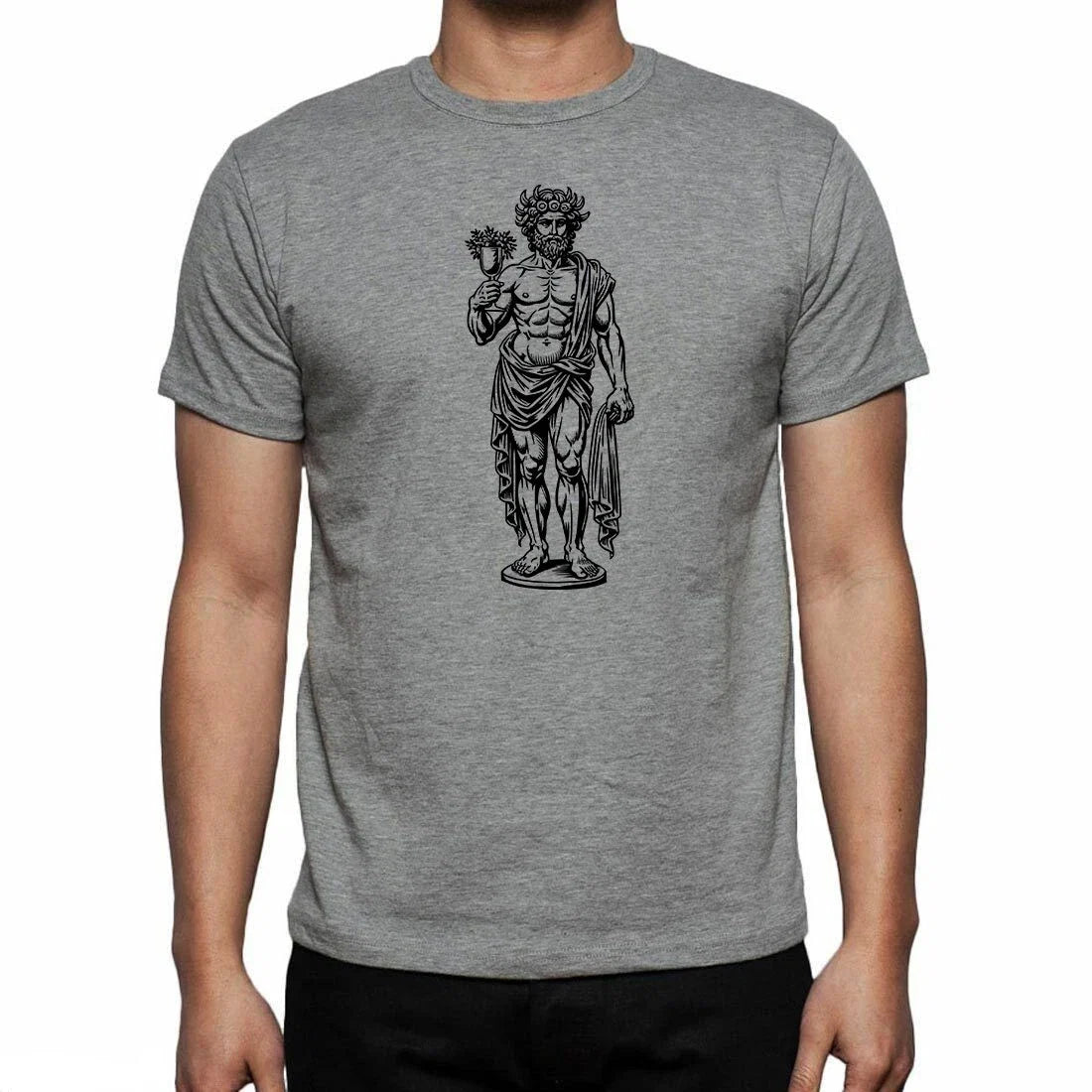 Dionysus Ancient Greek Wine God Printed Cotton Men's - Adult & Kids T-Shirts, Sweatshirts & Hoodies apparel design preview 1