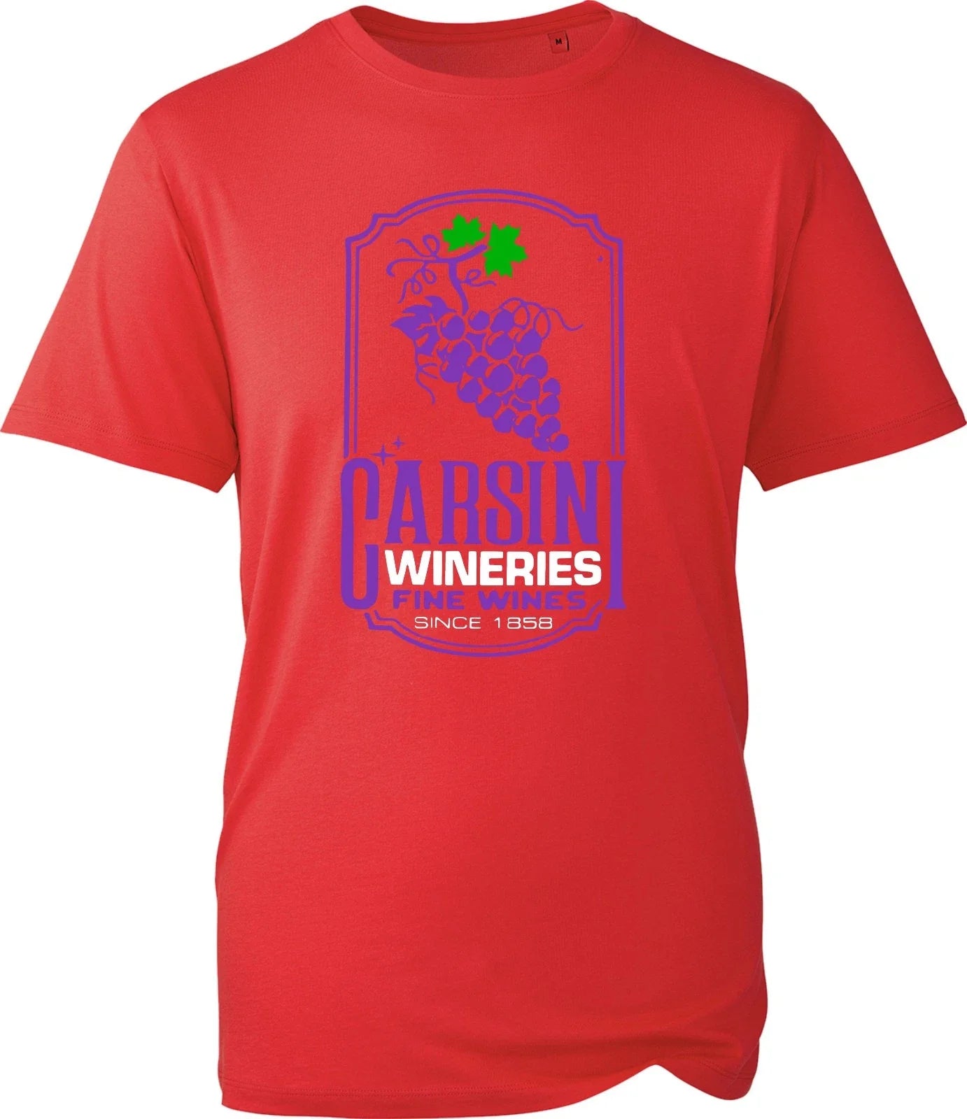 Carsini Wineries Fine Wines 1858 Vintage Winery - Adult & Kids T-Shirts, Sweatshirts & Hoodies apparel design preview 1
