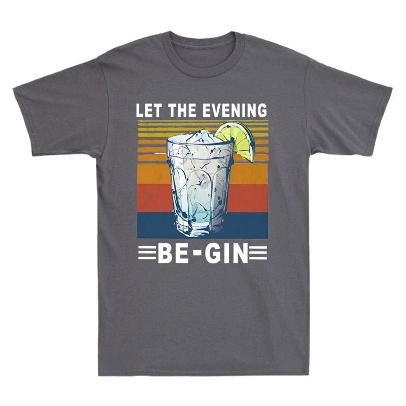 Short Let The Men's Be-Gin sleeve Wine Evening Funny - Adult & Kids T-Shirts, Sweatshirts & Hoodies apparel design preview 1
