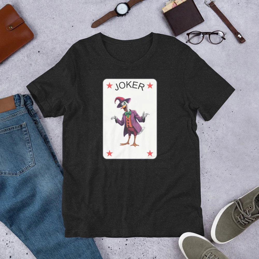 Goose Court Jester Clown Playing Card Lazy Halloween - Adult & Kids T-Shirts, Sweatshirts & Hoodies apparel design preview 1
