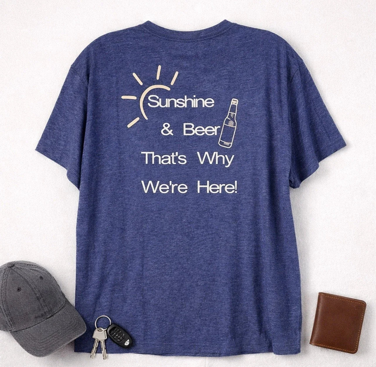 Lee Men's S/S Pima Cotton Blend Blue Top Shelf Size - Adult & Kids T-Shirts, Sweatshirts & Hoodies apparel design preview 1