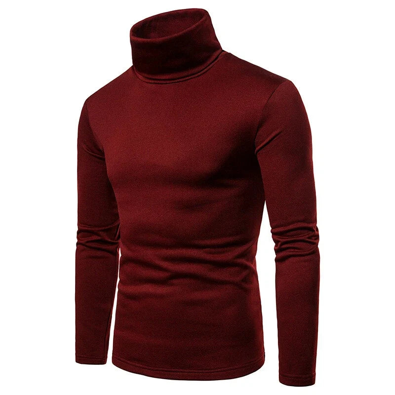 Mens Stretch High Turtle Neck Roll Winter Warm Jumper - Adult & Kids T-Shirts, Sweatshirts & Hoodies apparel design preview 1