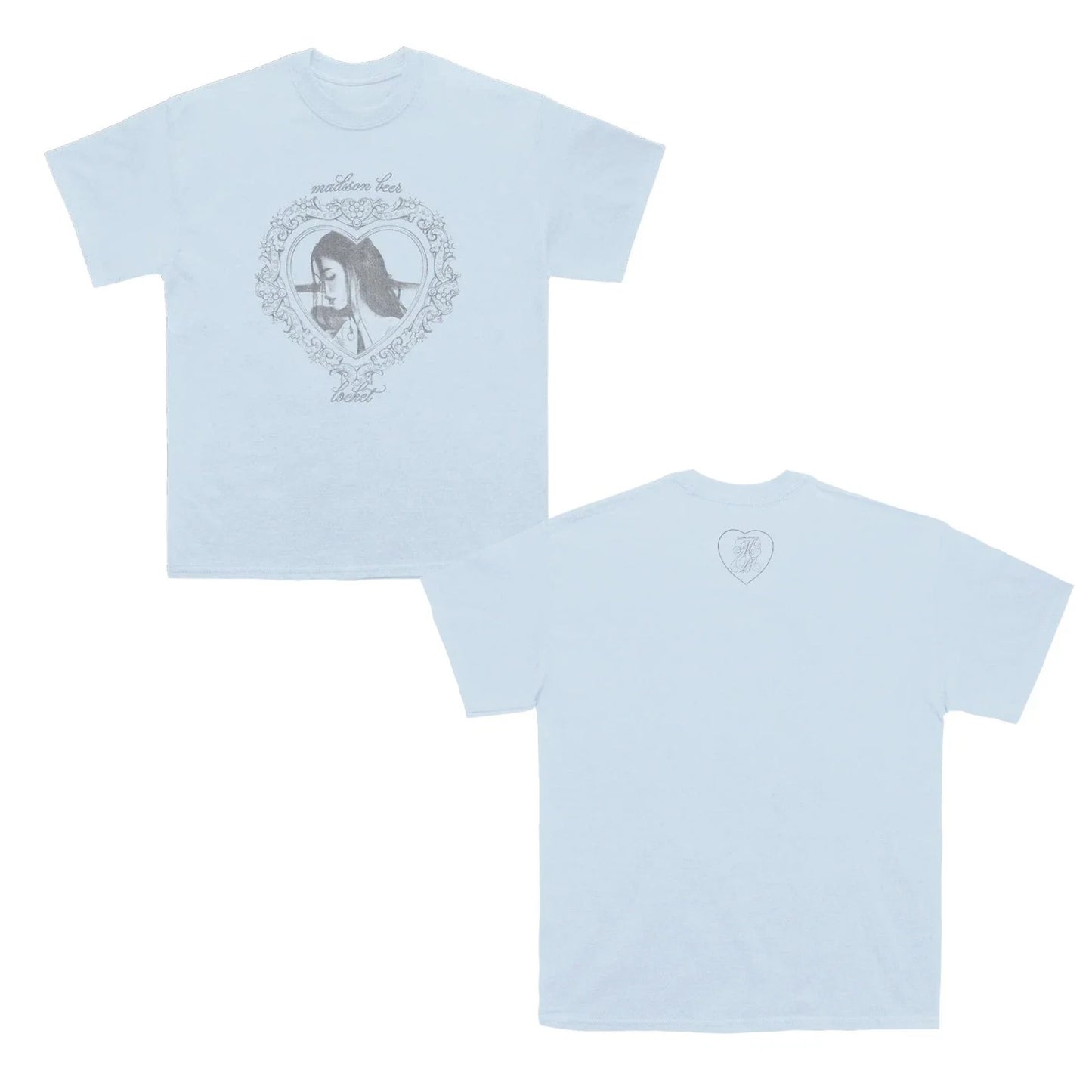Madison Beer The Locket Tour Light Blue - Adult & Kids T-Shirts, Sweatshirts & Hoodies apparel design preview 1