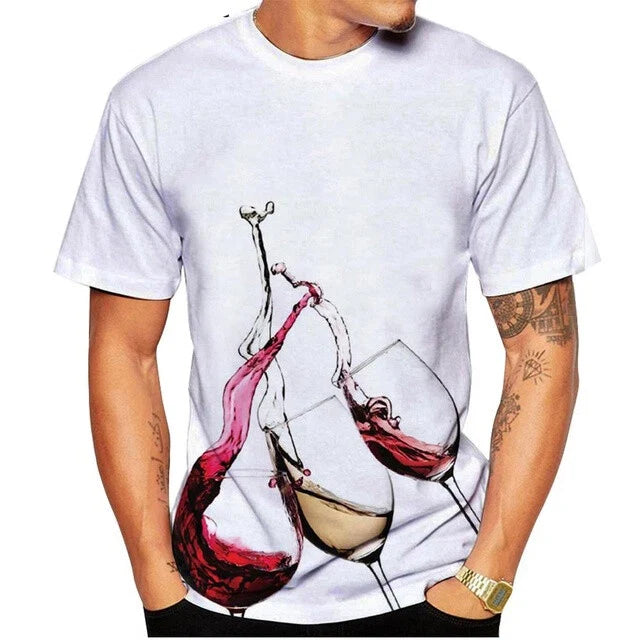Fashion Goblet Wine Loose 3D printed men's women - Adult & Kids T-Shirts, Sweatshirts & Hoodies apparel design preview 1