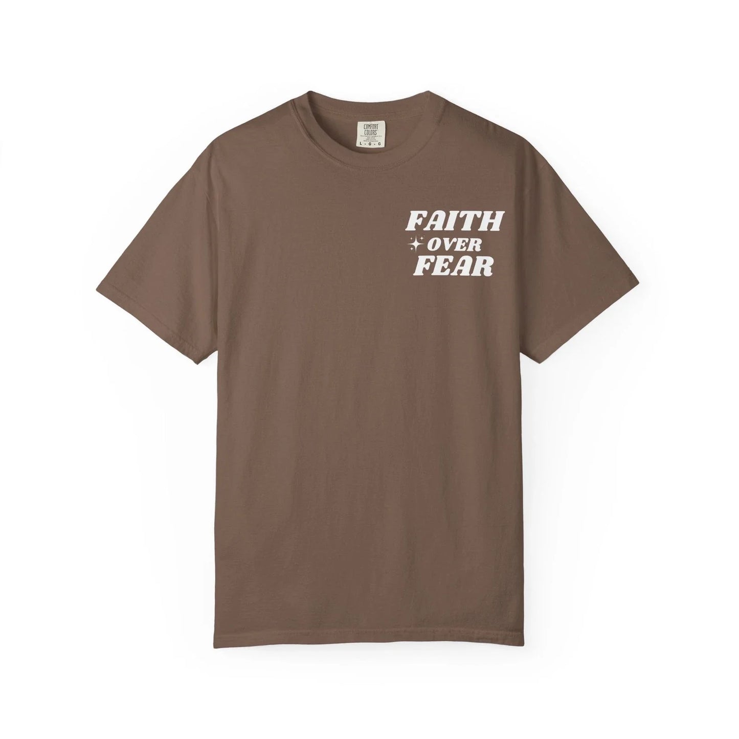Faith Over Fear Christian for Men Psalm 118 Bible - Adult & Kids T-Shirts, Sweatshirts & Hoodies apparel design preview 1