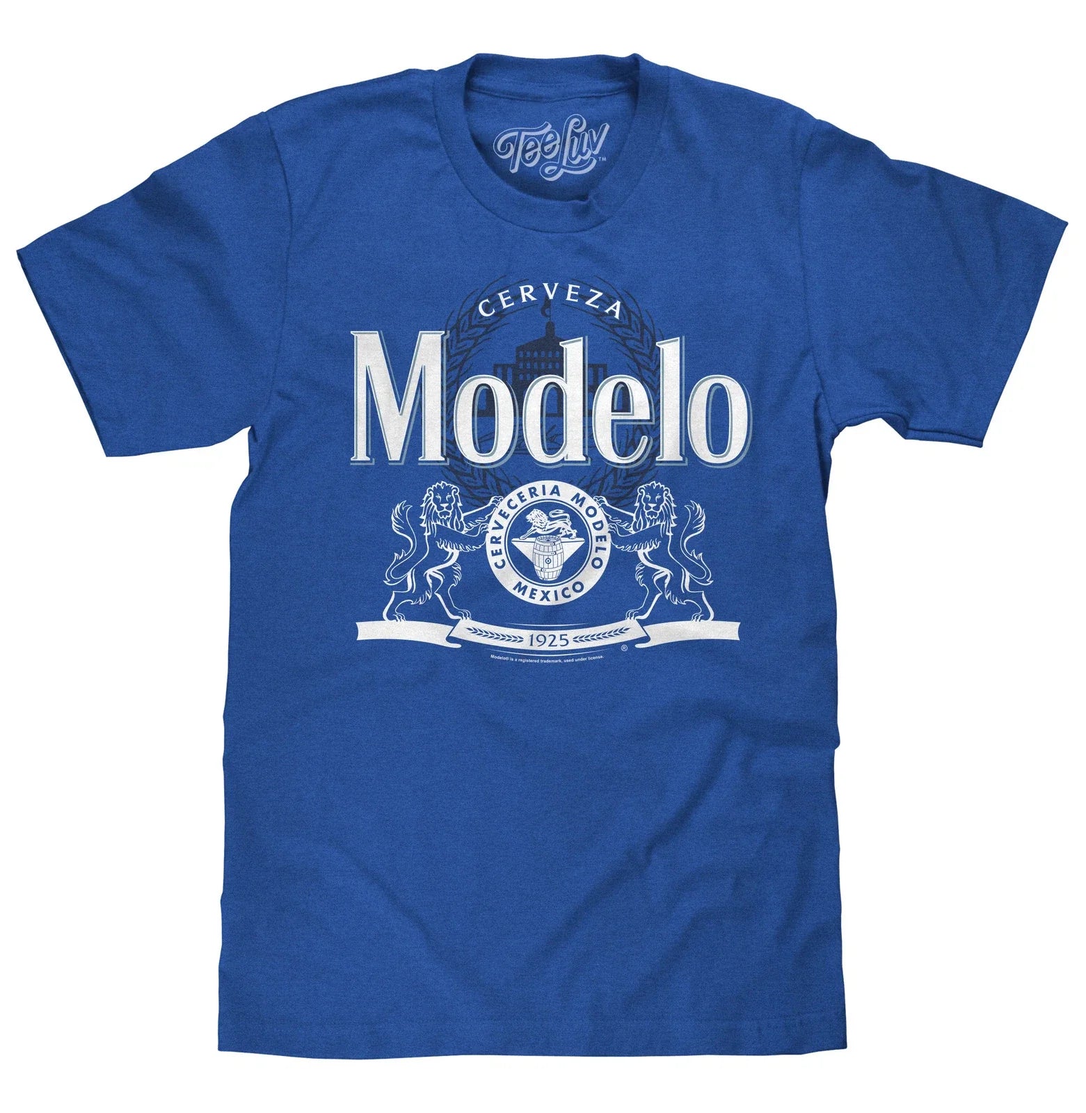 Cerveza Modelo Beer Mens Royal Blue - Adult & Kids T-Shirts, Sweatshirts & Hoodies apparel design preview 1