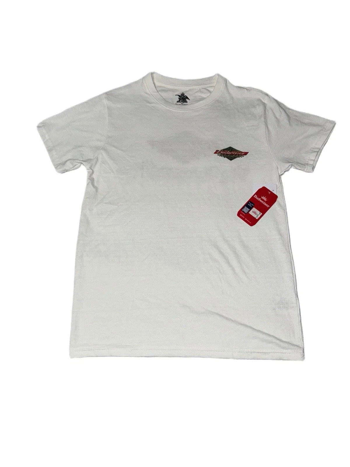 Budweiser Clydesdales Mens Small White Graphic New - Adult & Kids T-Shirts, Sweatshirts & Hoodies apparel design preview 1