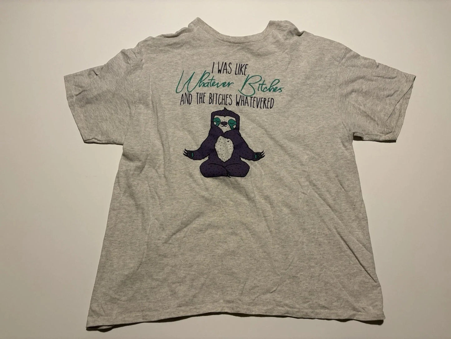 VTG Y2K Funny Sloth Cozy SZ XL - Adult & Kids T-Shirts, Sweatshirts & Hoodies apparel design preview 1