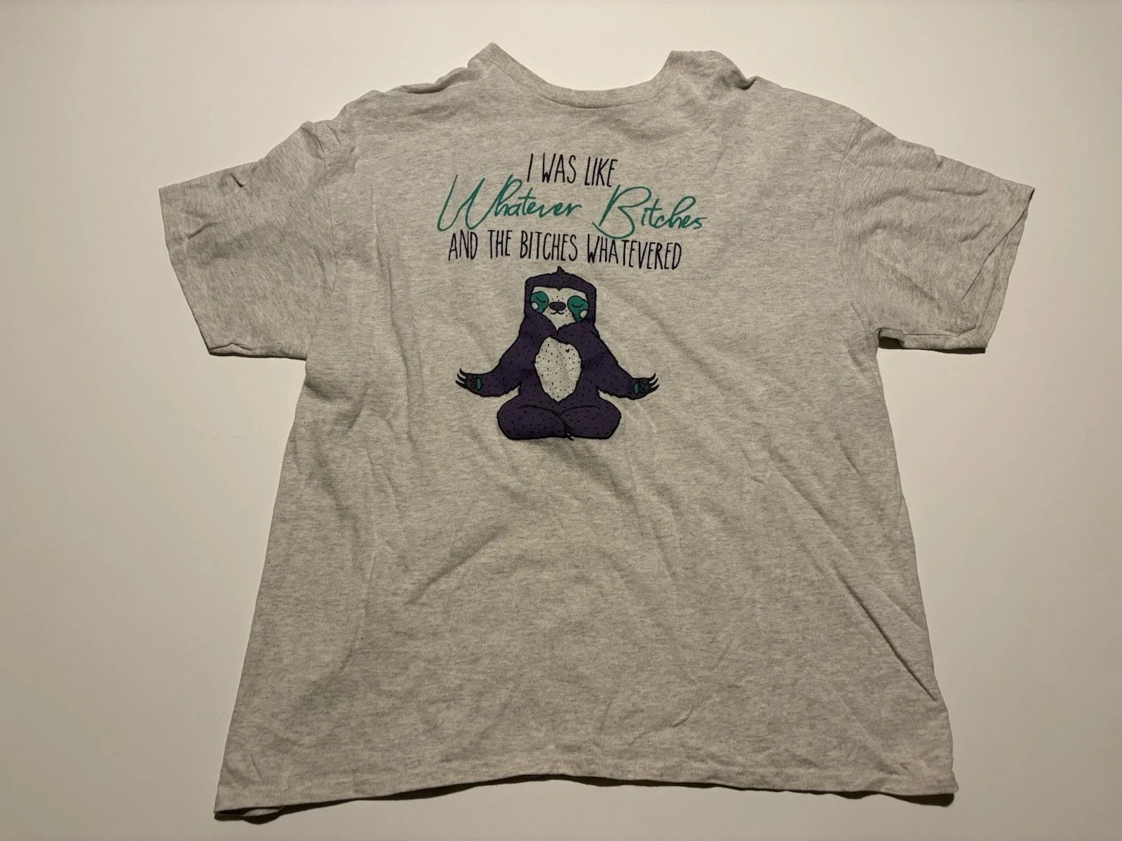 VTG Y2K Funny Sloth Cozy SZ XL - Adult & Kids T-Shirts, Sweatshirts & Hoodies apparel design preview 1