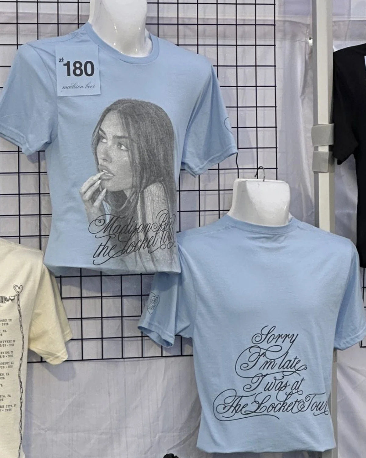 Madison Beer The Locket Tour Merch Light Blue - Adult & Kids T-Shirts, Sweatshirts & Hoodies apparel design preview 1