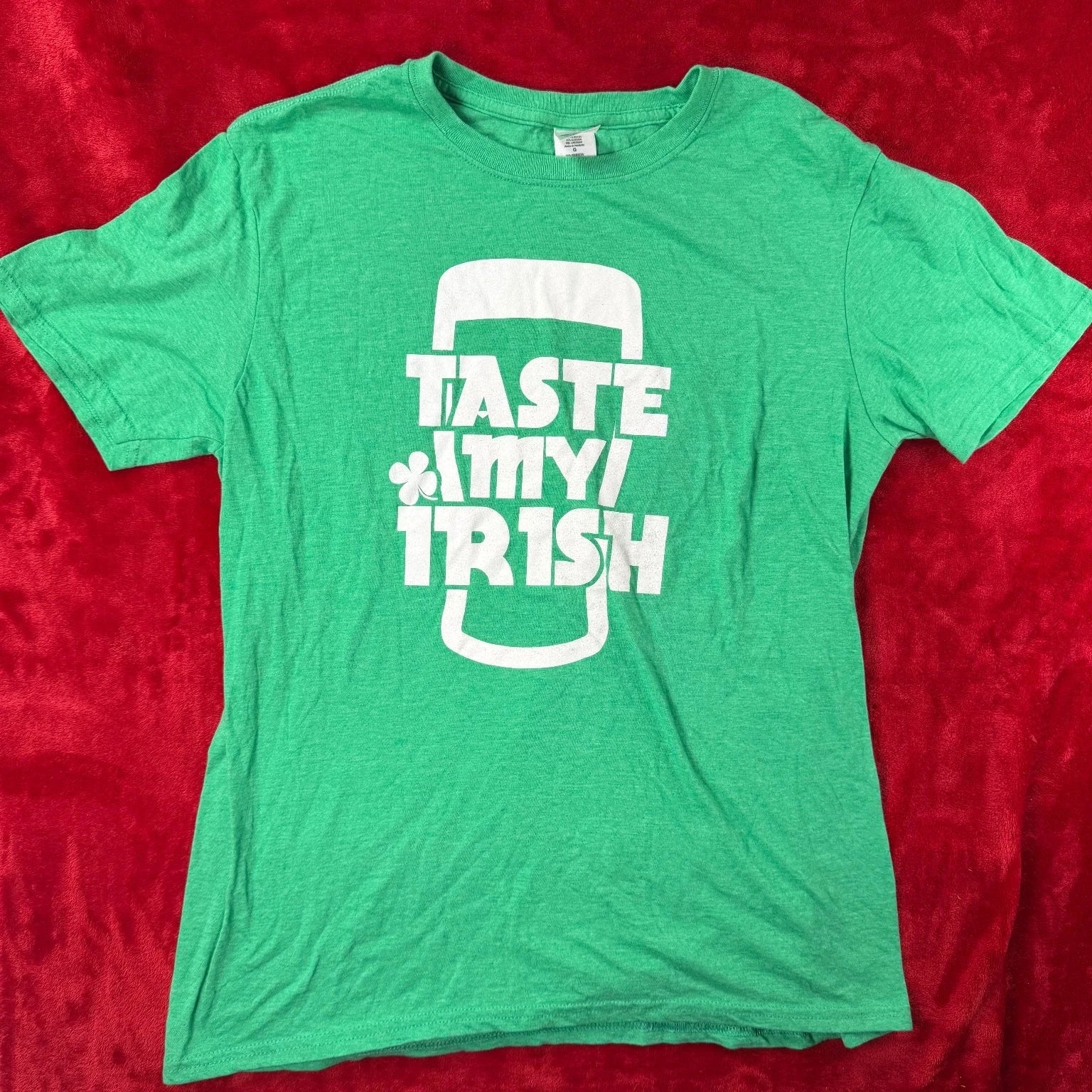 GILDAN Men's Green L Taste My Irish Shamrock - Adult & Kids T-Shirts, Sweatshirts & Hoodies apparel design preview 1