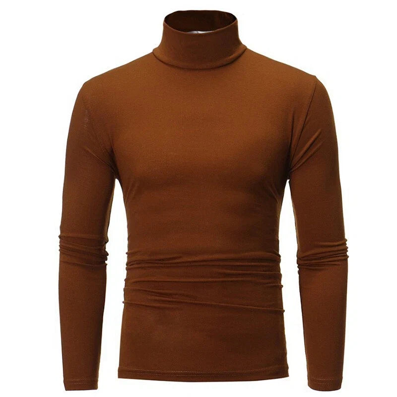 Men Tops Turtle Neck Warm Sweater Extra Soft Slim - Adult & Kids T-Shirts, Sweatshirts & Hoodies apparel design preview 1