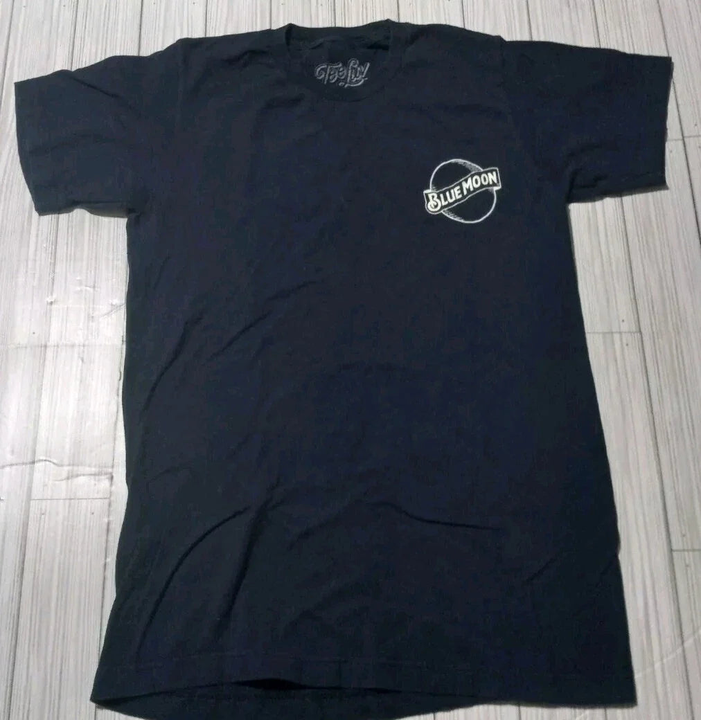 Blue Moon Beer Navy Size Small Double Sided Luv - Adult & Kids T-Shirts, Sweatshirts & Hoodies apparel design preview 1