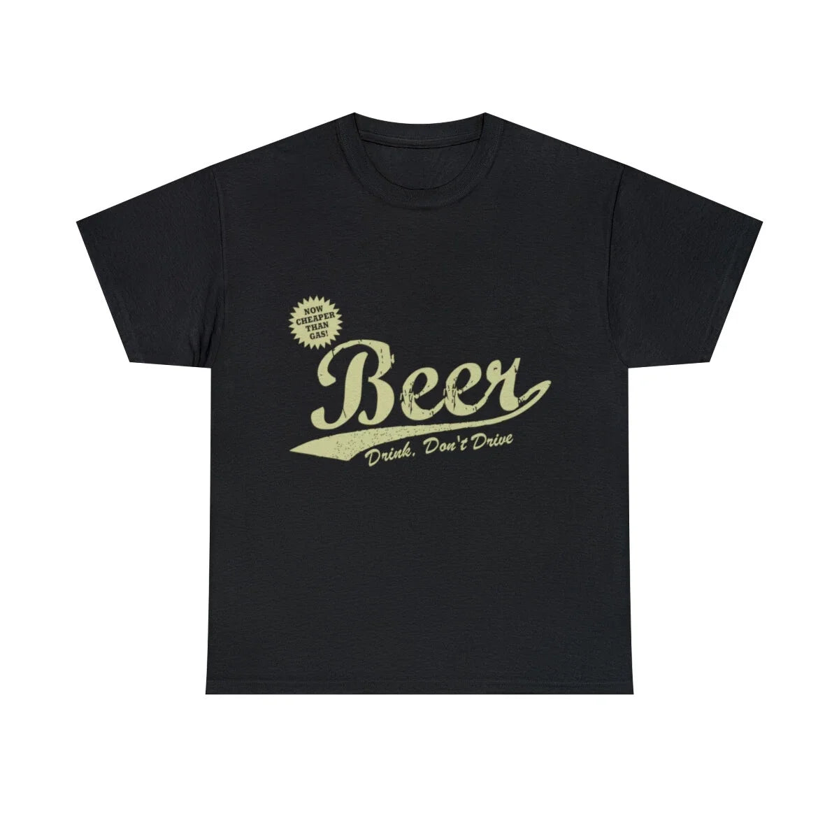 Beer Cheaper Than Gas-Dark Graphic S-5XL - Adult & Kids T-Shirts, Sweatshirts & Hoodies apparel design preview 1