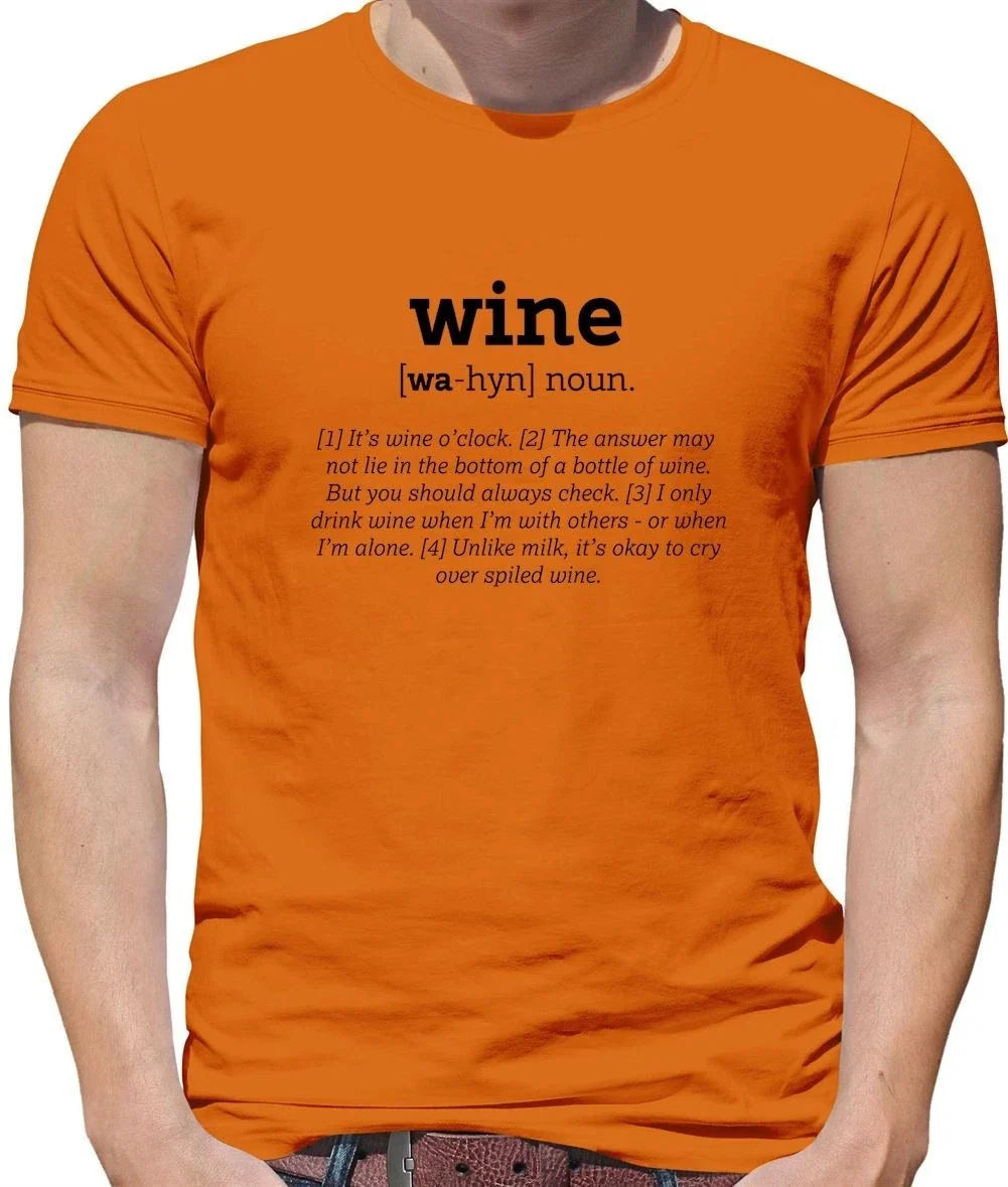 Definition Wine Mens Funny Red White Pinot Drinker - Adult & Kids T-Shirts, Sweatshirts & Hoodies apparel design preview 1