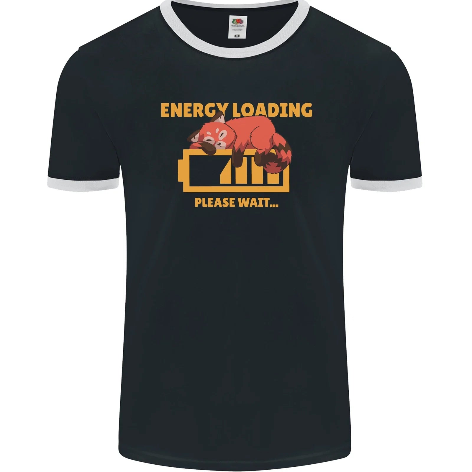 Sleeping Fox Energy Funny Lazy Anti-Social Mens - Adult & Kids T-Shirts, Sweatshirts & Hoodies apparel design preview 1