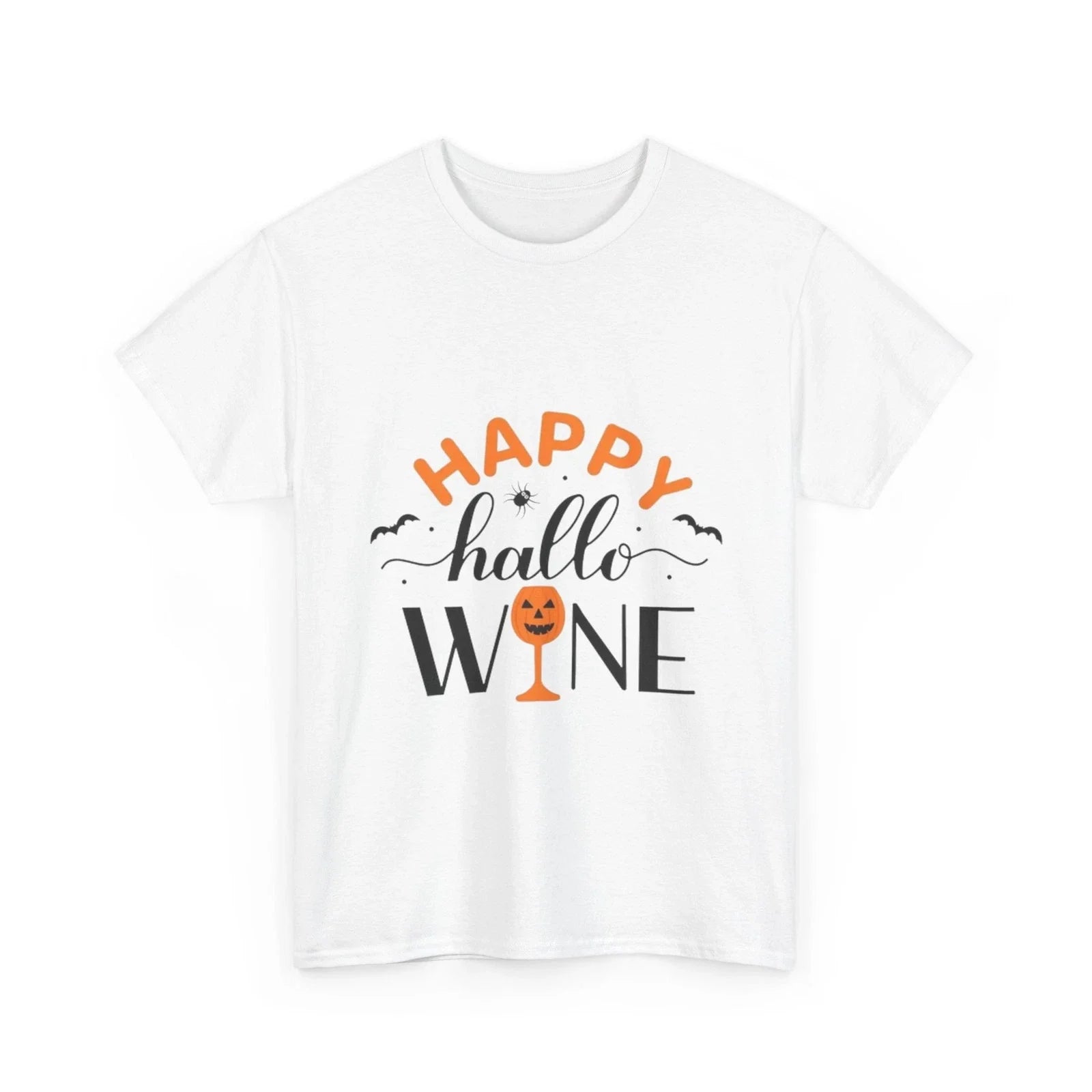 Happy Hallo-Wine Halloween Wine Lover Gift, Fun - Adult & Kids T-Shirts, Sweatshirts & Hoodies apparel design preview 1
