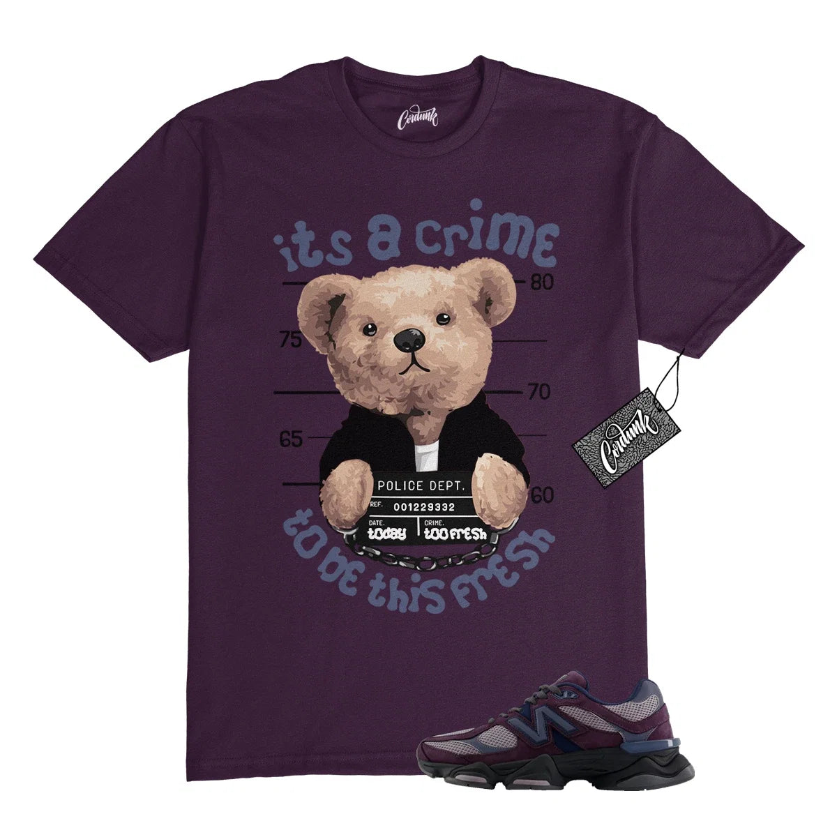 9060 Plum Brown Ice Wine Dark Arctic Grey to Match - Adult & Kids T-Shirts, Sweatshirts & Hoodies apparel design preview 1
