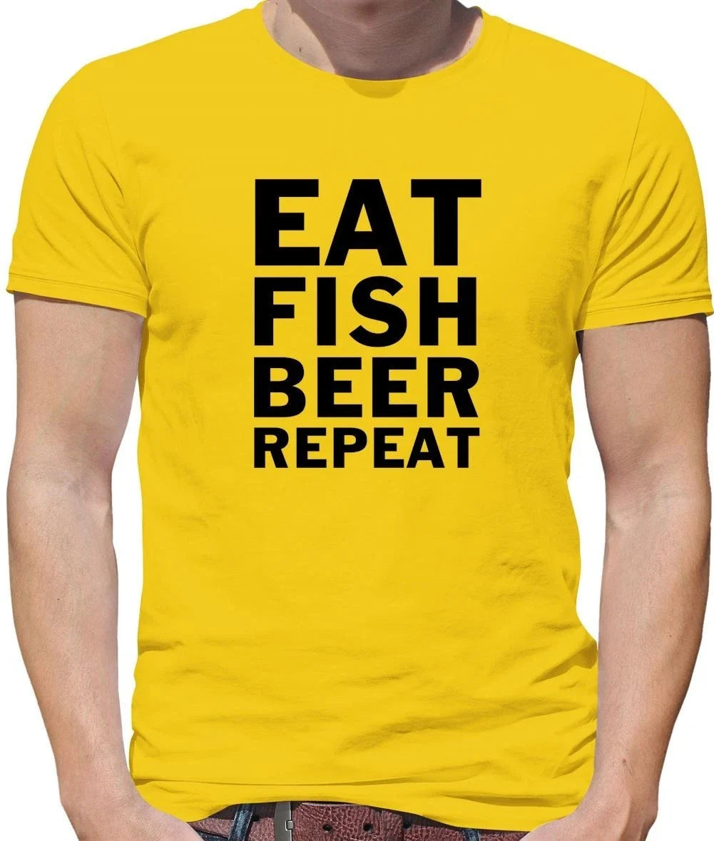 Eat Fish Beer Repeat Mens Fishing Beers Funny Love - Adult & Kids T-Shirts, Sweatshirts & Hoodies apparel design preview 1