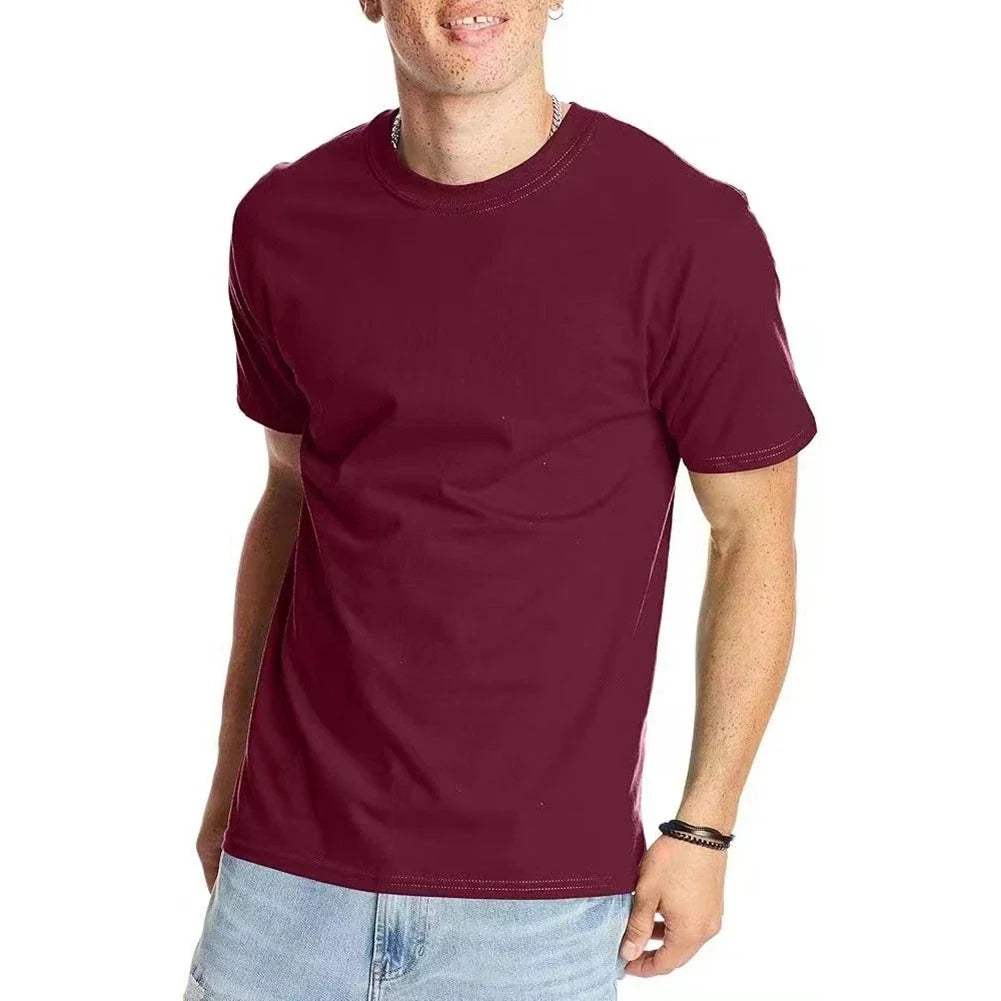 Mens Round Neck Bottoming Casual - Adult & Kids T-Shirts, Sweatshirts & Hoodies apparel design preview 1