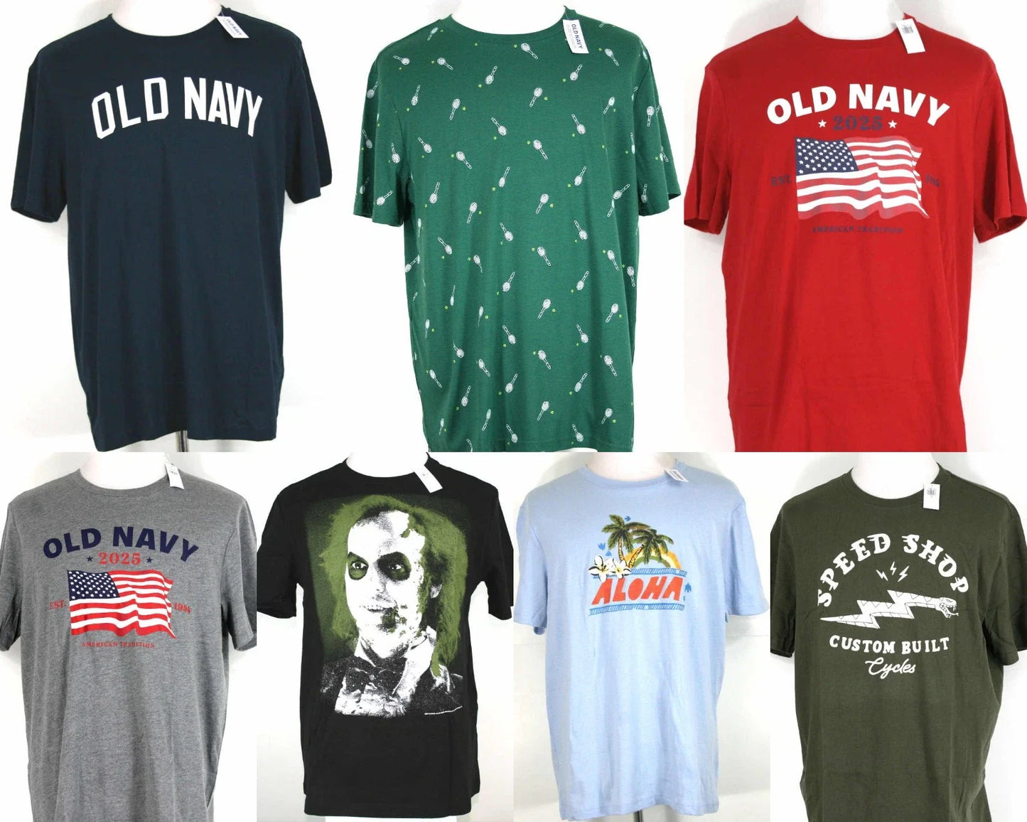 Old Navy Graphic Print Short Sleeve Crew Neck Size - Adult & Kids T-Shirts, Sweatshirts & Hoodies apparel design preview 1