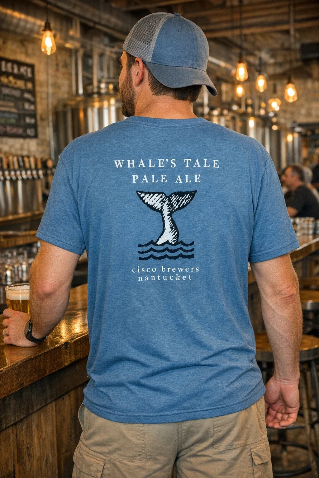 Cisco Brewers XL Nantucket Whale's Tale Pale Ale - Adult & Kids T-Shirts, Sweatshirts & Hoodies apparel design preview 1