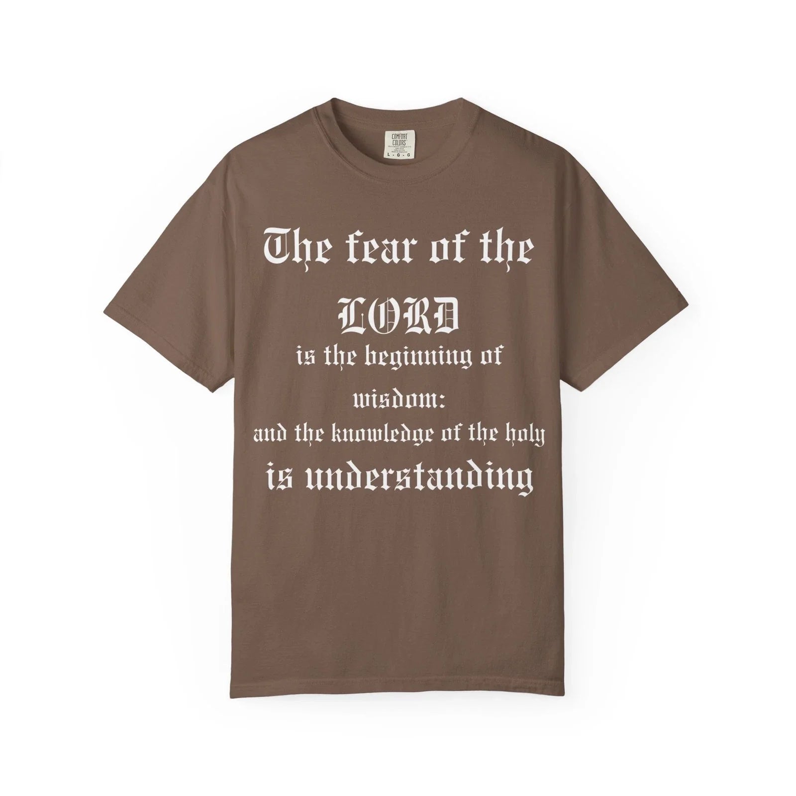 Proverbs 9:10 Bible Verse Christian For Men - Adult & Kids T-Shirts, Sweatshirts & Hoodies apparel design preview 1