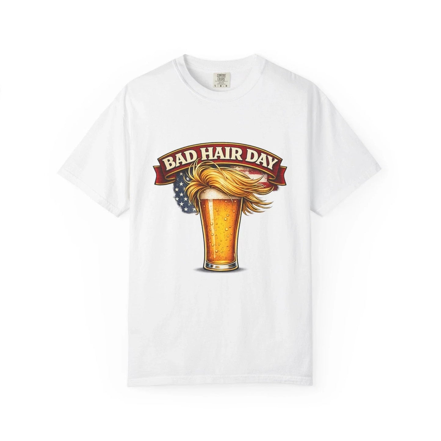 Bad Hair Day beer pint Funny Graphic Bar Drinking - Adult & Kids T-Shirts, Sweatshirts & Hoodies apparel design preview 1