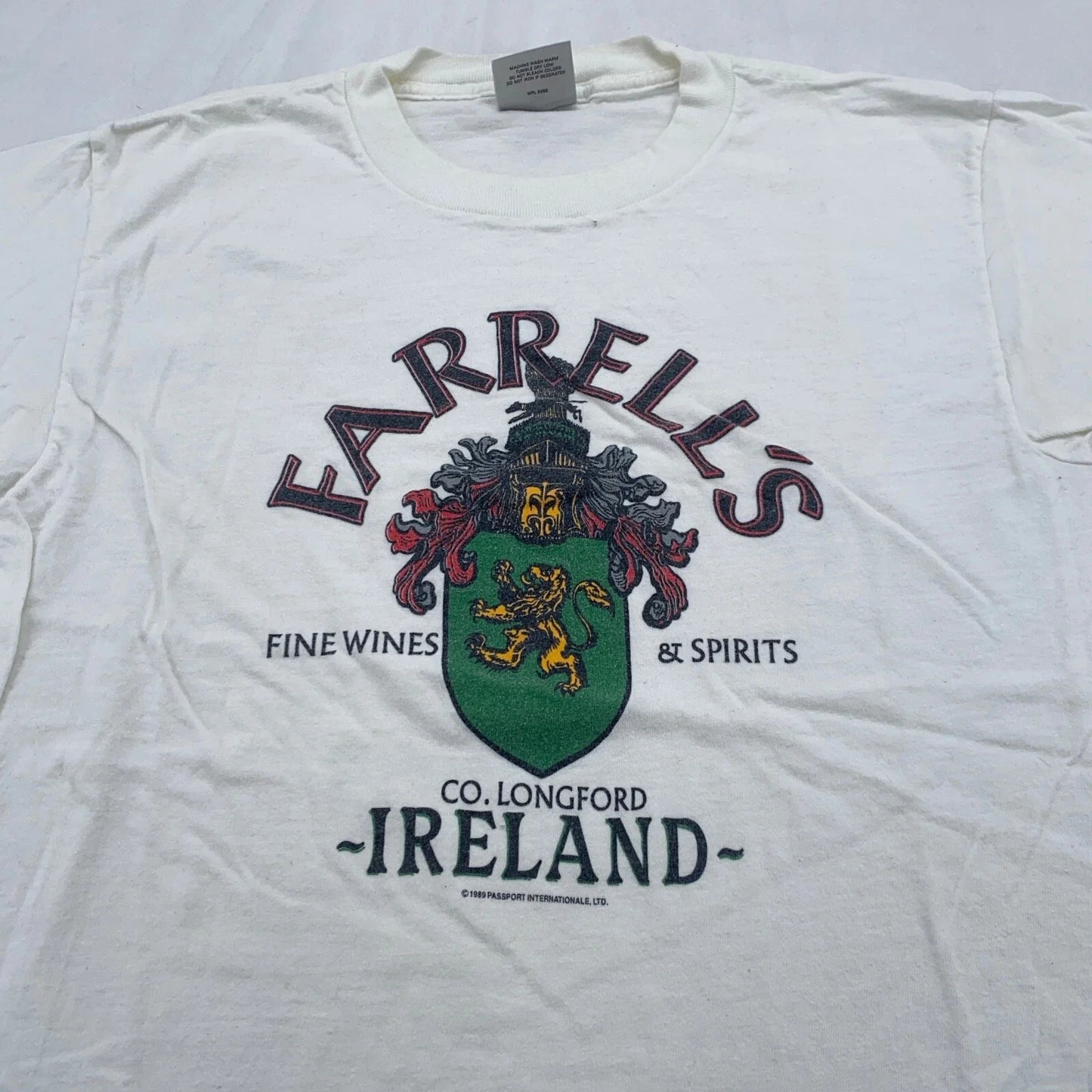 Vintage 90s FARRELL'S FINE WINE AND SPIRITS CO - Adult & Kids T-Shirts, Sweatshirts & Hoodies apparel design preview 1