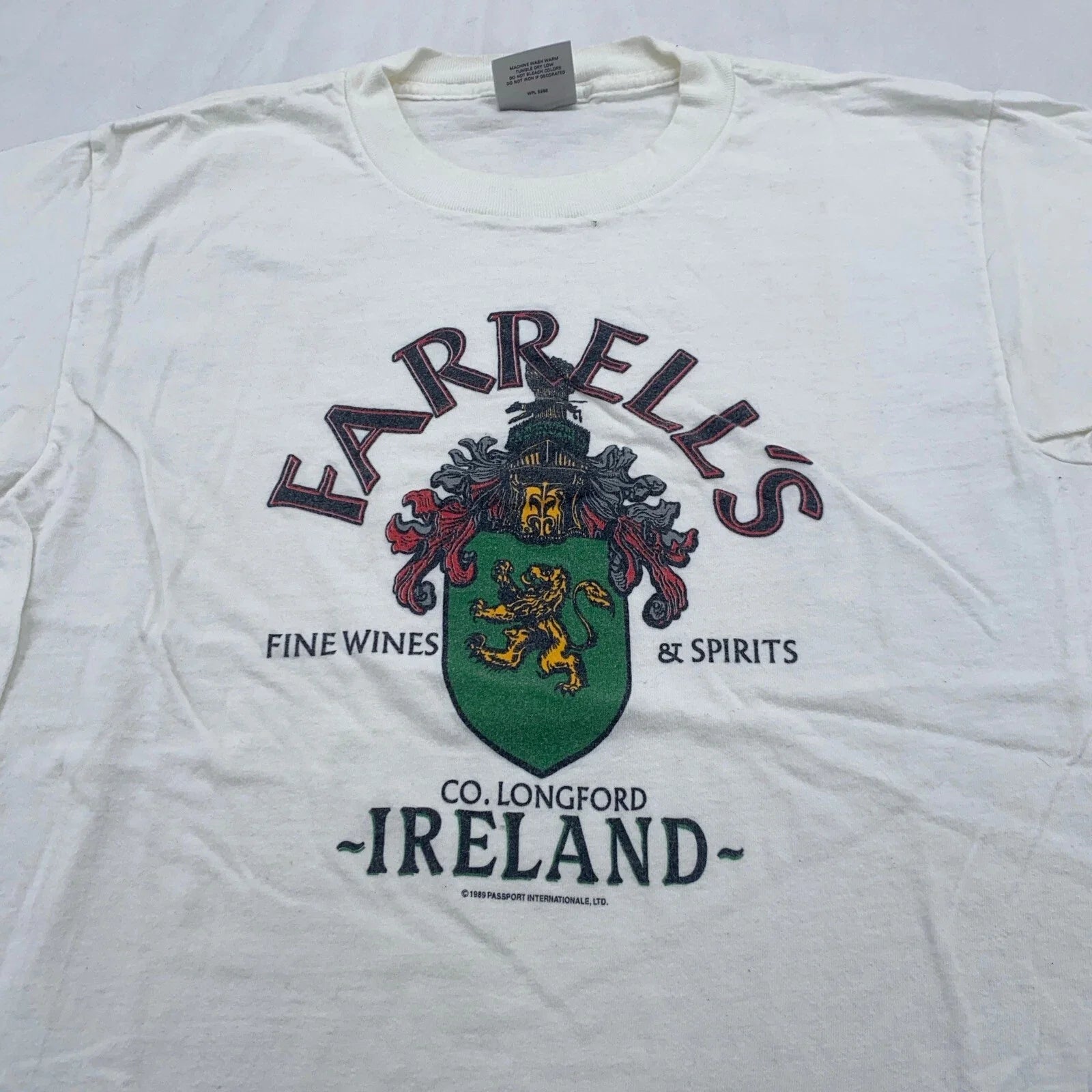 Vintage 90s FARRELL'S FINE WINE AND SPIRITS CO - Adult & Kids T-Shirts, Sweatshirts & Hoodies apparel design preview 1