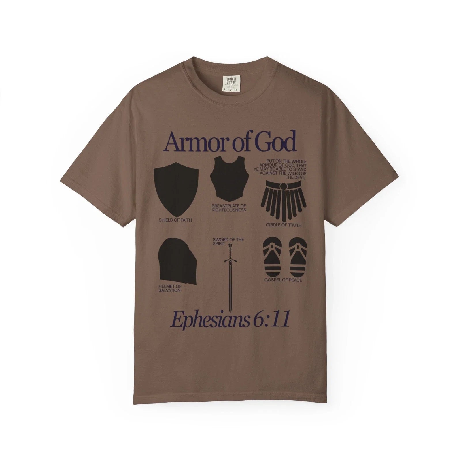 Armor of God Christian for Men Ephesians 6 Bible - Adult & Kids T-Shirts, Sweatshirts & Hoodies apparel design preview 1