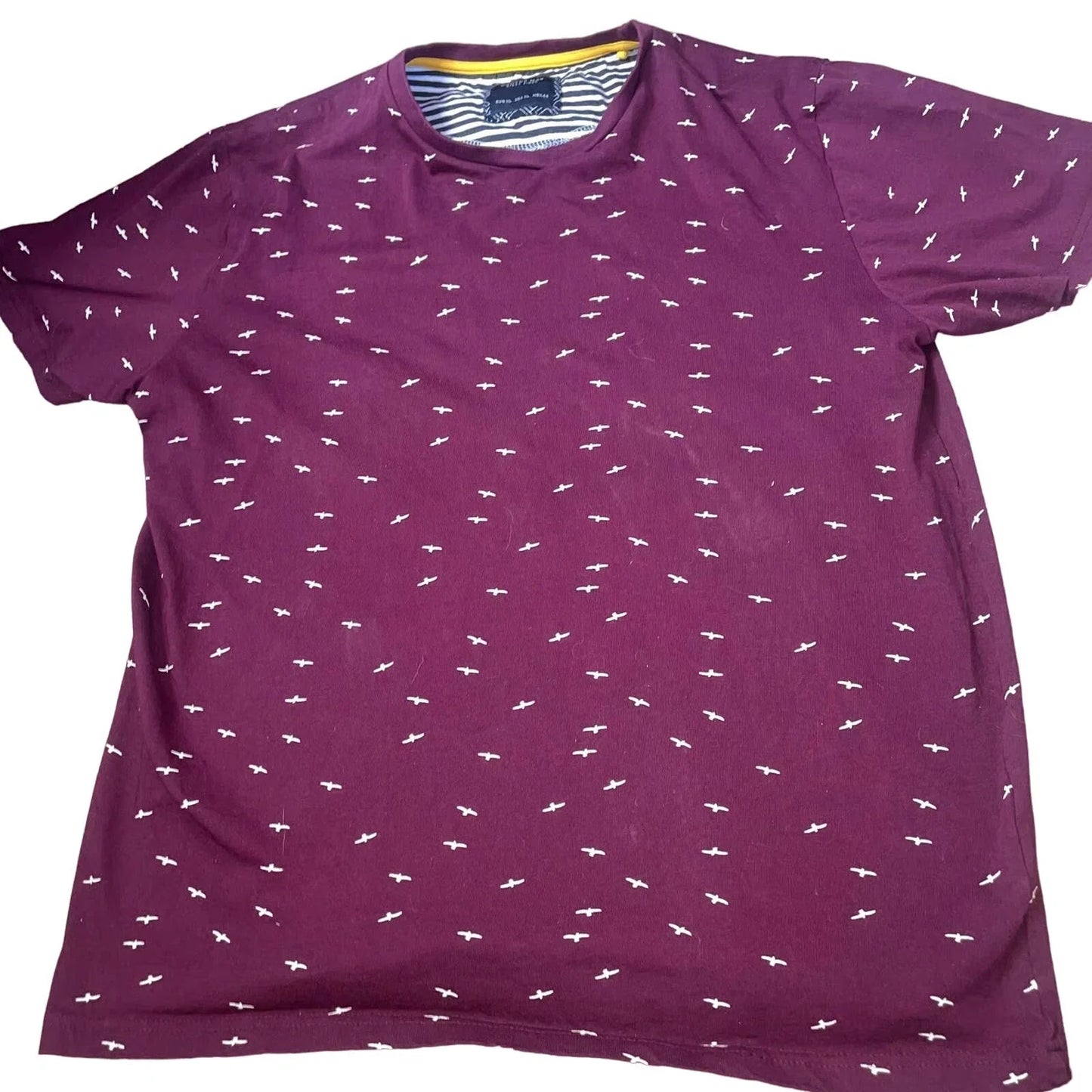 Cactus Man by Ricky Singh burgundy wine small bird - Adult & Kids T-Shirts, Sweatshirts & Hoodies apparel design preview 1