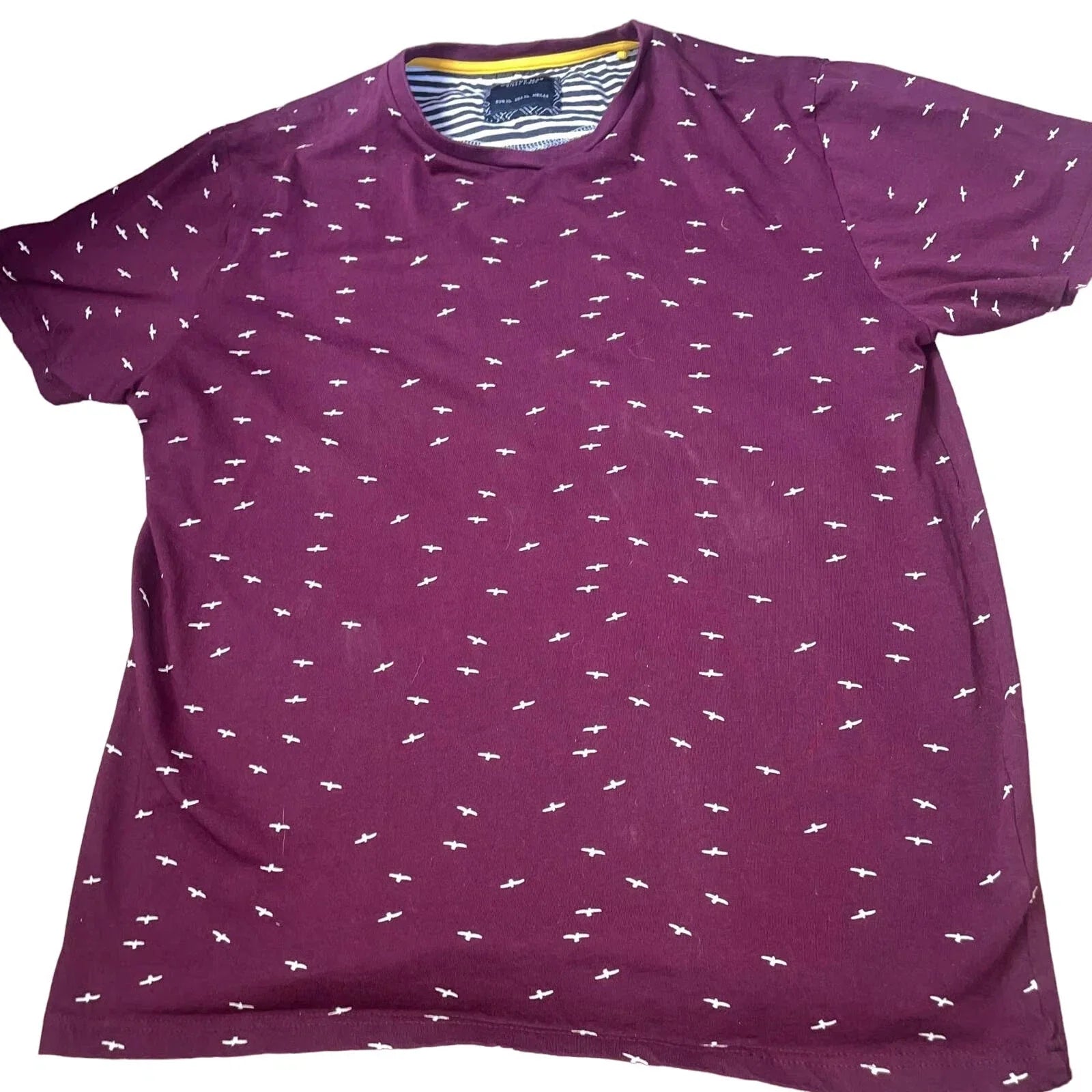 Cactus Man by Ricky Singh burgundy wine small bird - Adult & Kids T-Shirts, Sweatshirts & Hoodies apparel design preview 1
