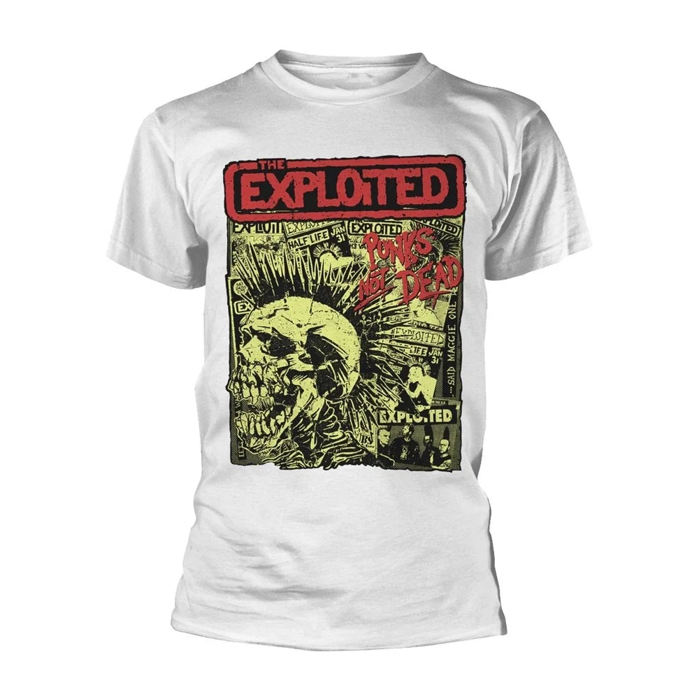 EXPLOITED, THE PUNKS NOT DEAD (WHITE) Medium - Adult & Kids T-Shirts, Sweatshirts & Hoodies apparel design preview 1